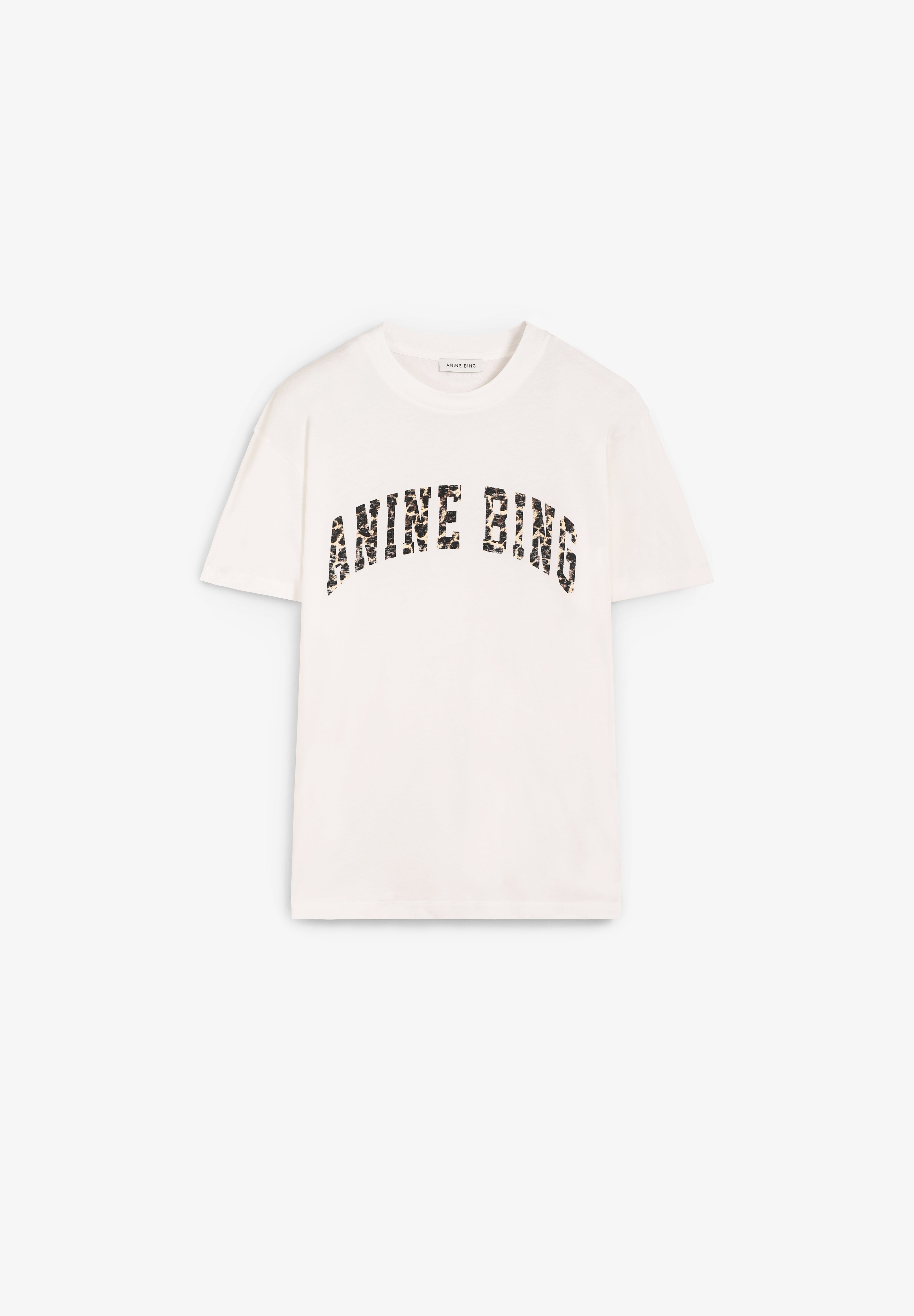 ANINE BING | CAMISETA WALKER LEOPARD