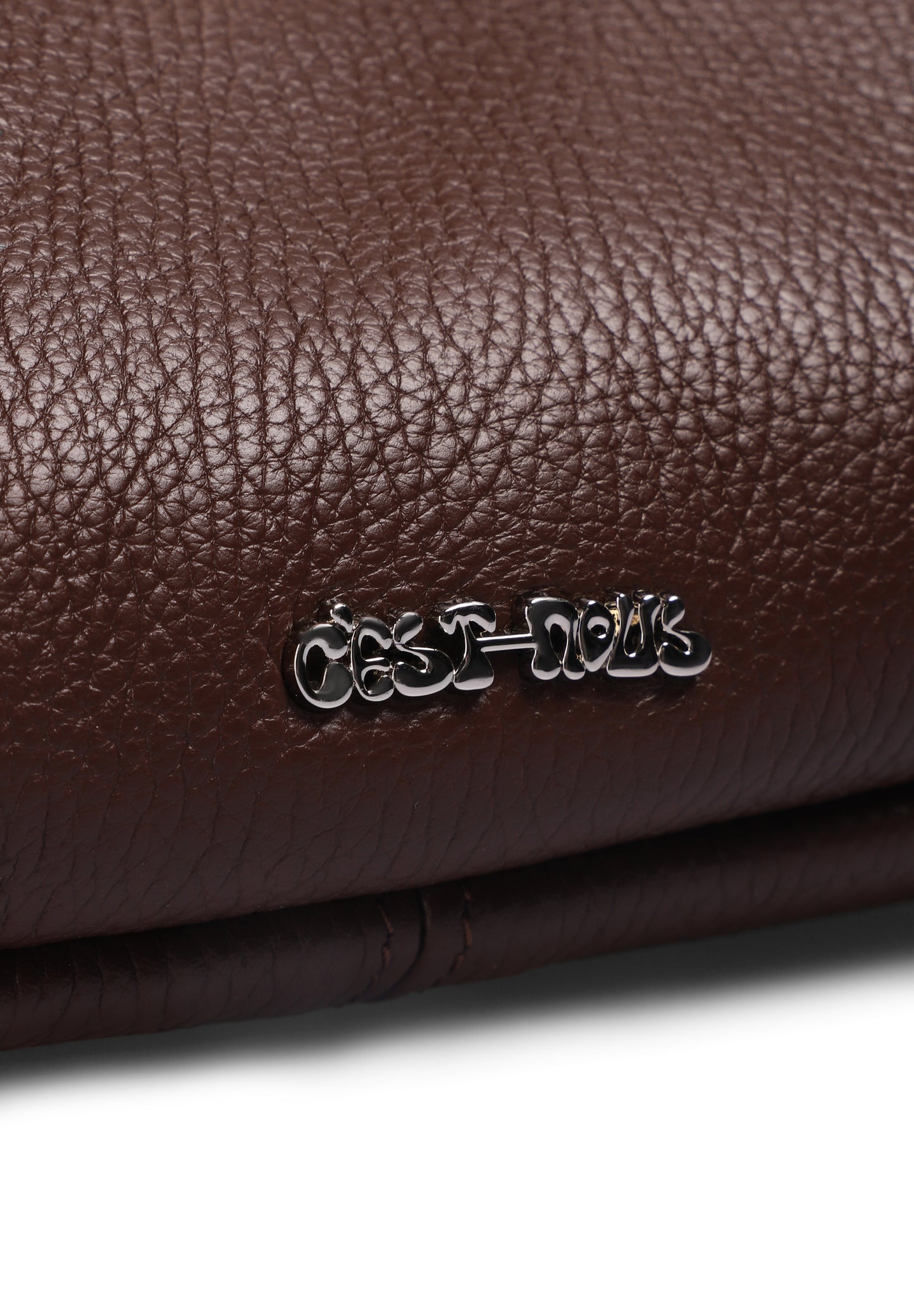 C'EST NOUS | BOLSO SALI IN GRAINED LEATHER
