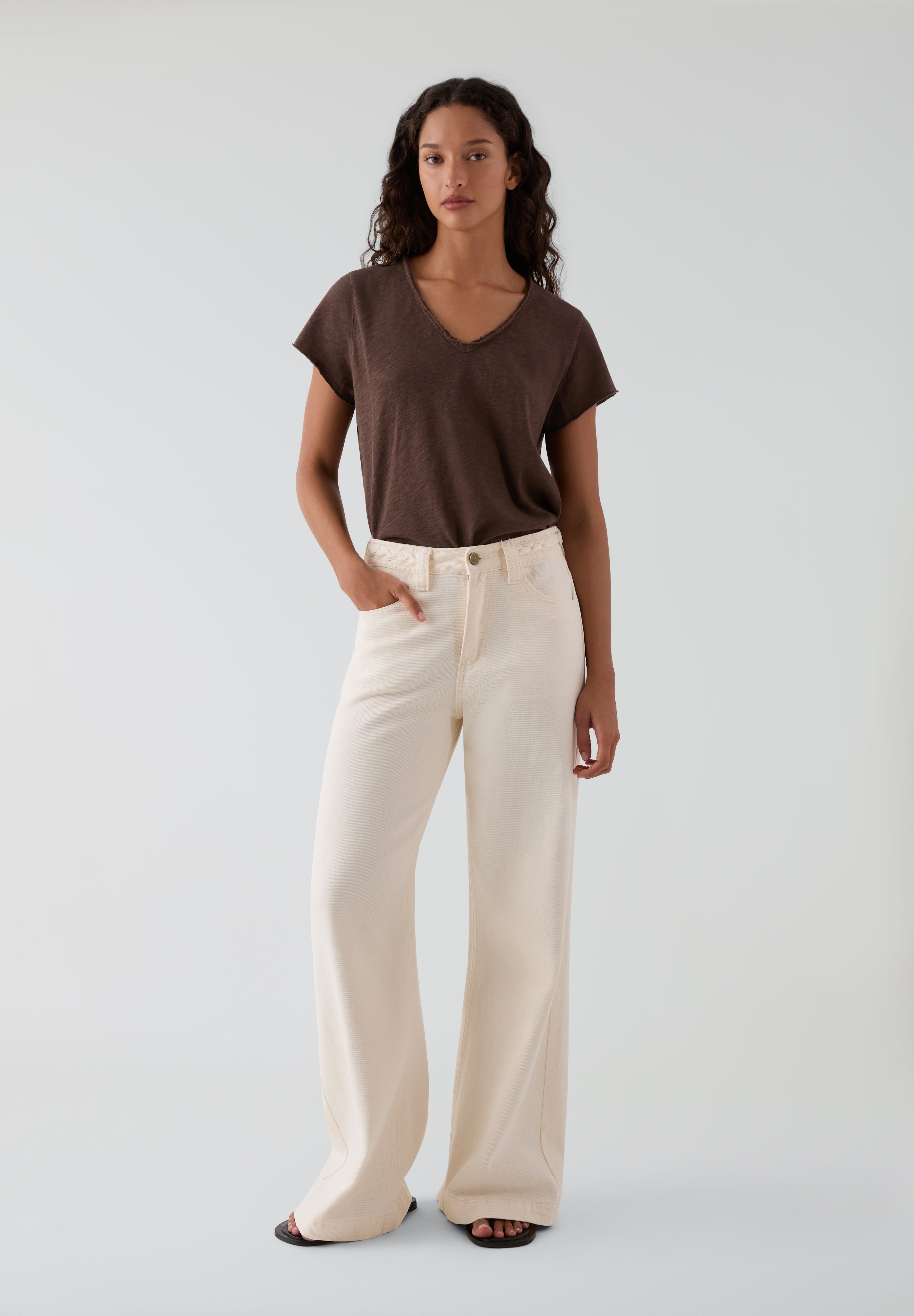 GRACE & MILA  | PANTALON DENIM JADEN