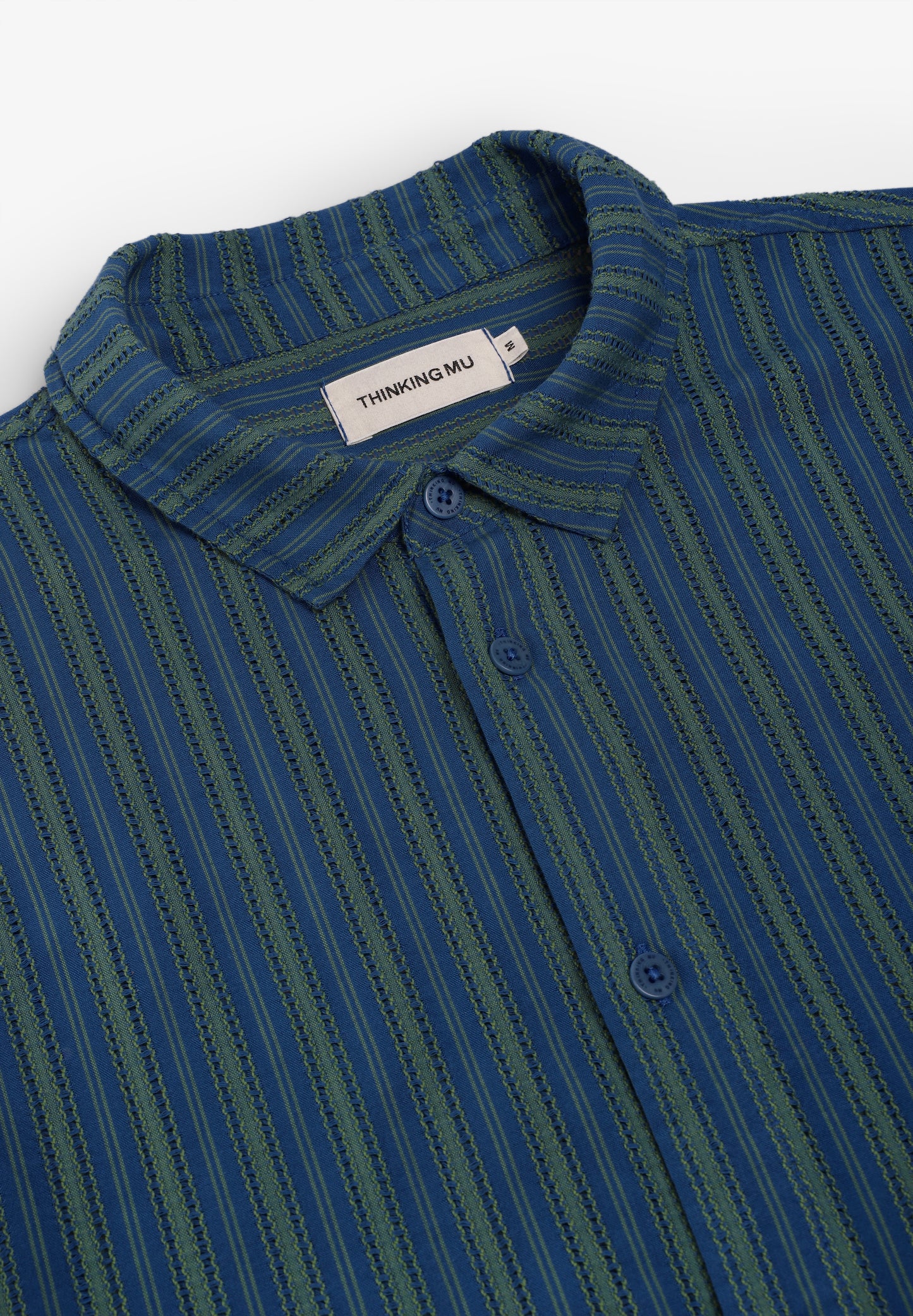 THINKING MU | CAMISA WINDSOR STRIPES HARU HOMBRE