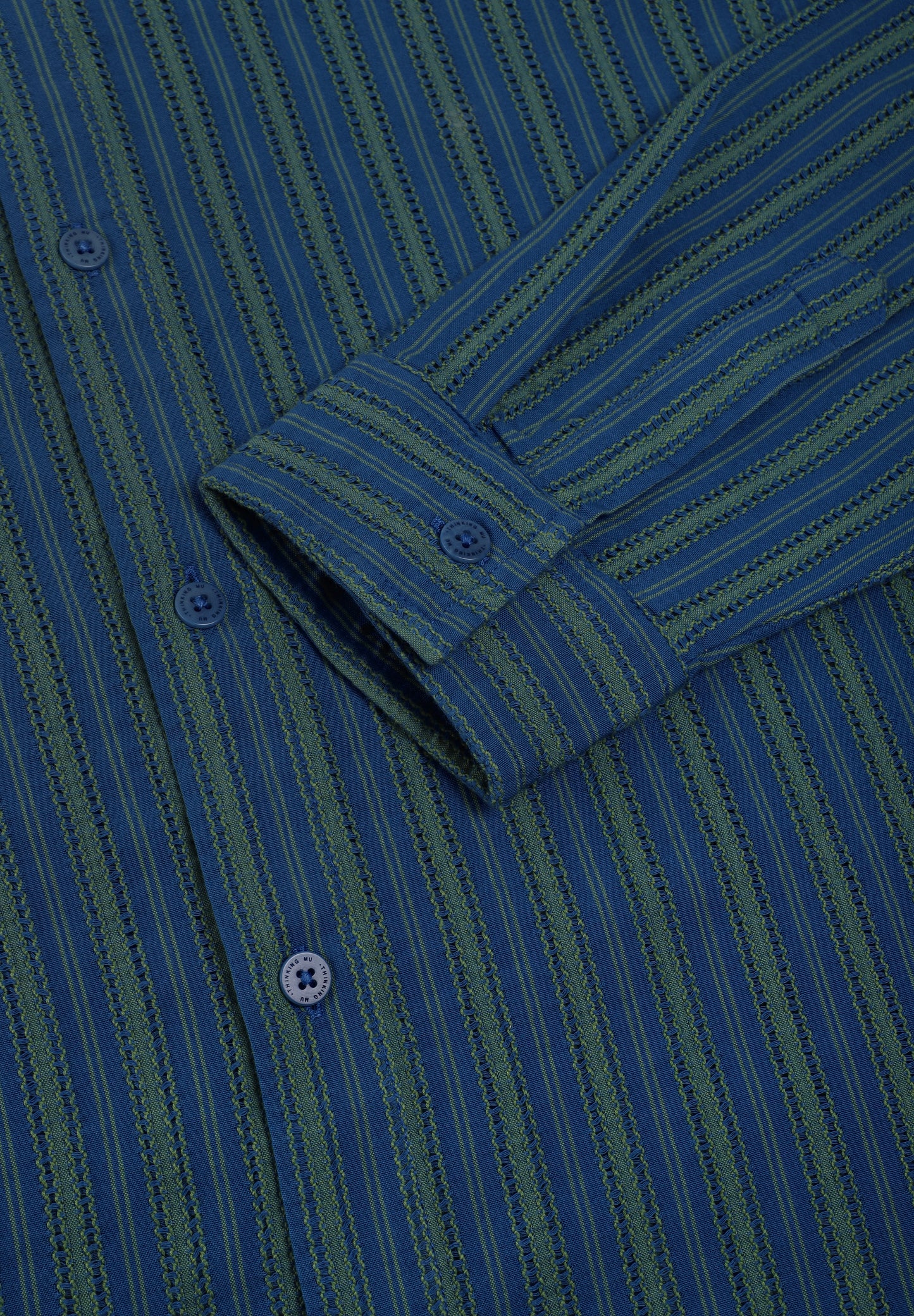 THINKING MU | CAMISA WINDSOR STRIPES HARU HOMBRE