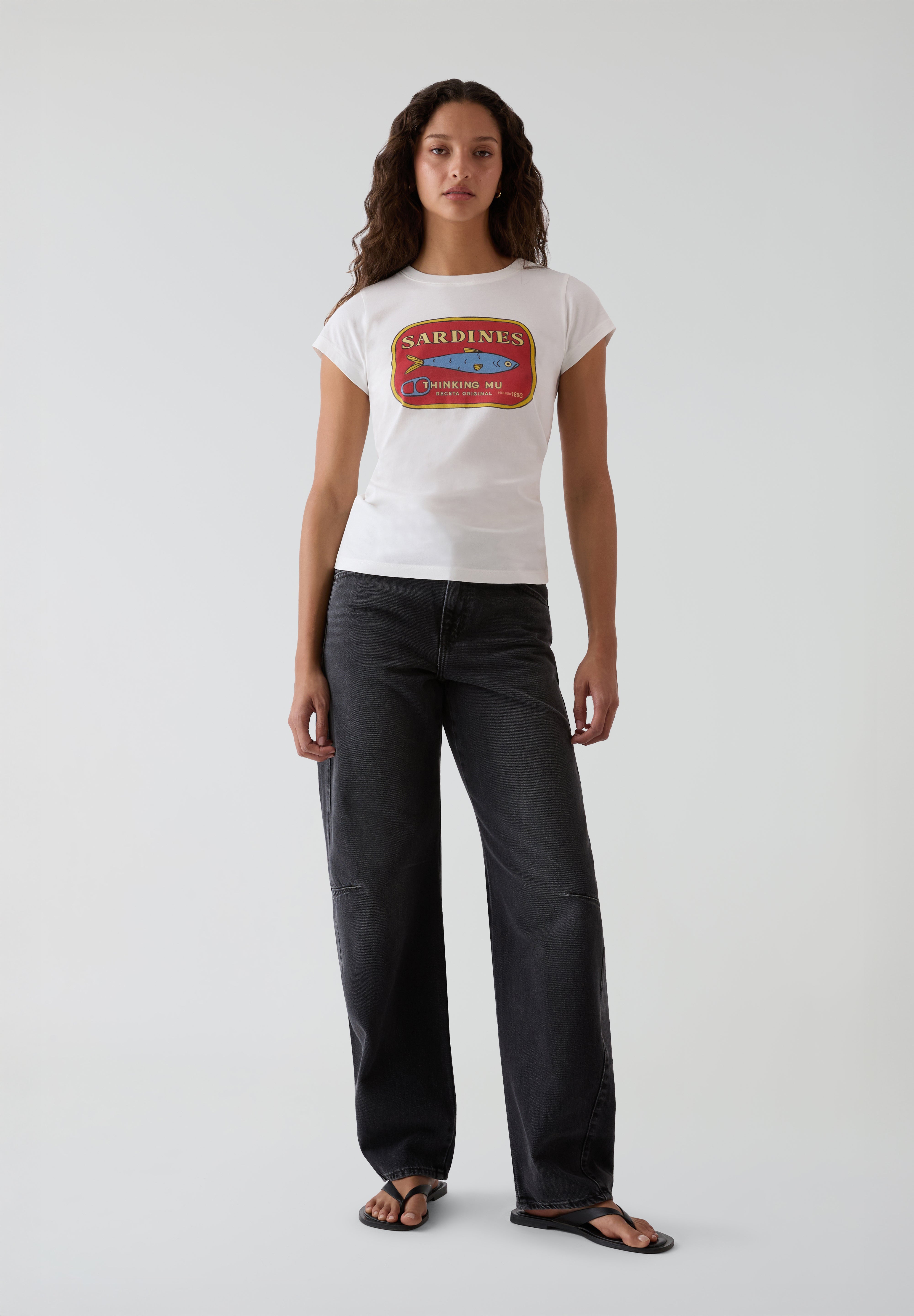 THINKING MU | CAMISETA SARDINES MIRNA MUJER