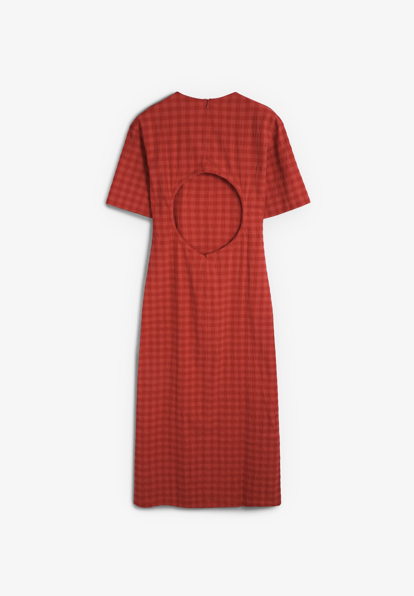 THINKING MU | VESTIDO CHECKS SEERSUCKER KINA MUJER