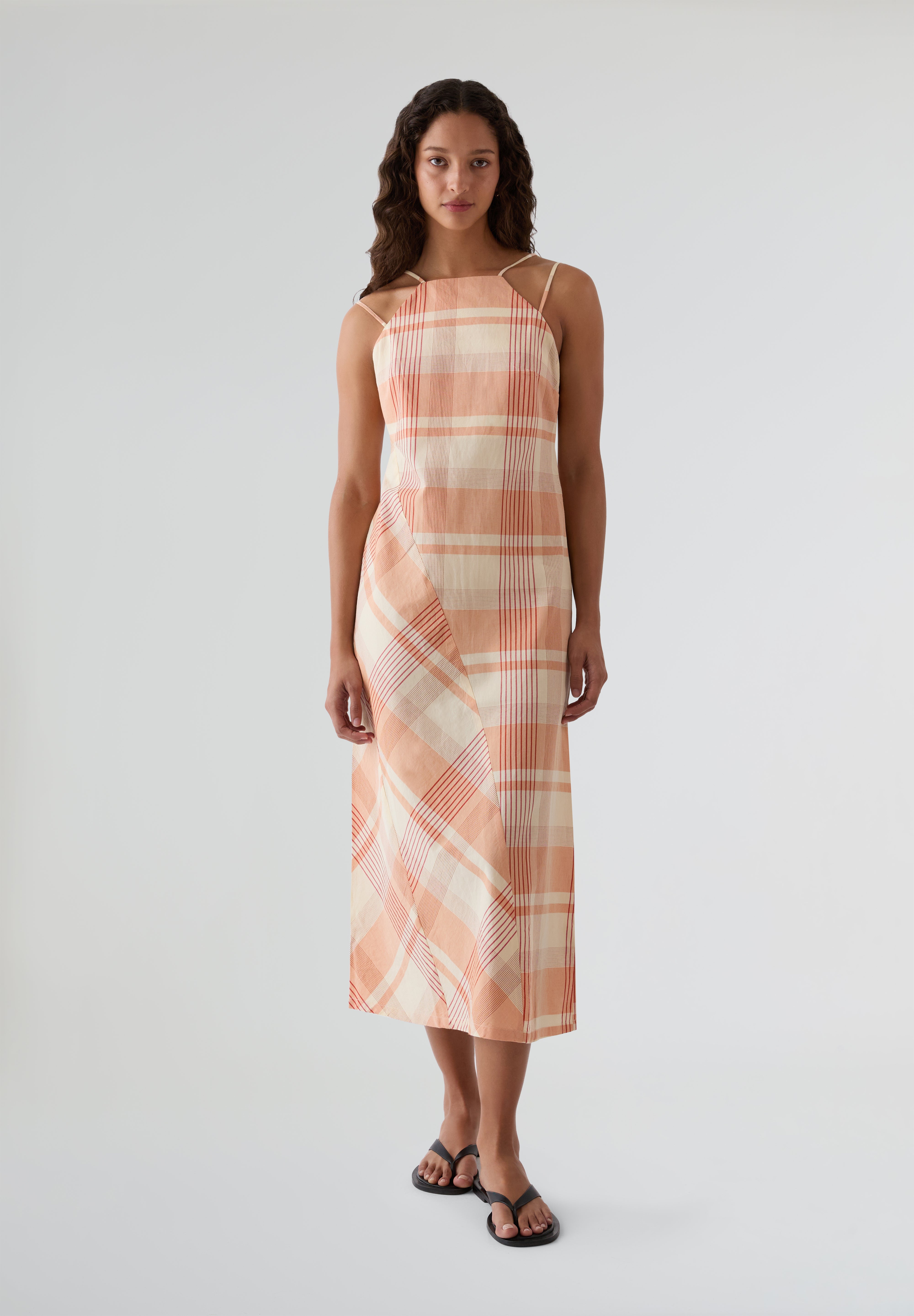 THINKING MU | VESTIDO OSIS CHECKS HELIA MUJER