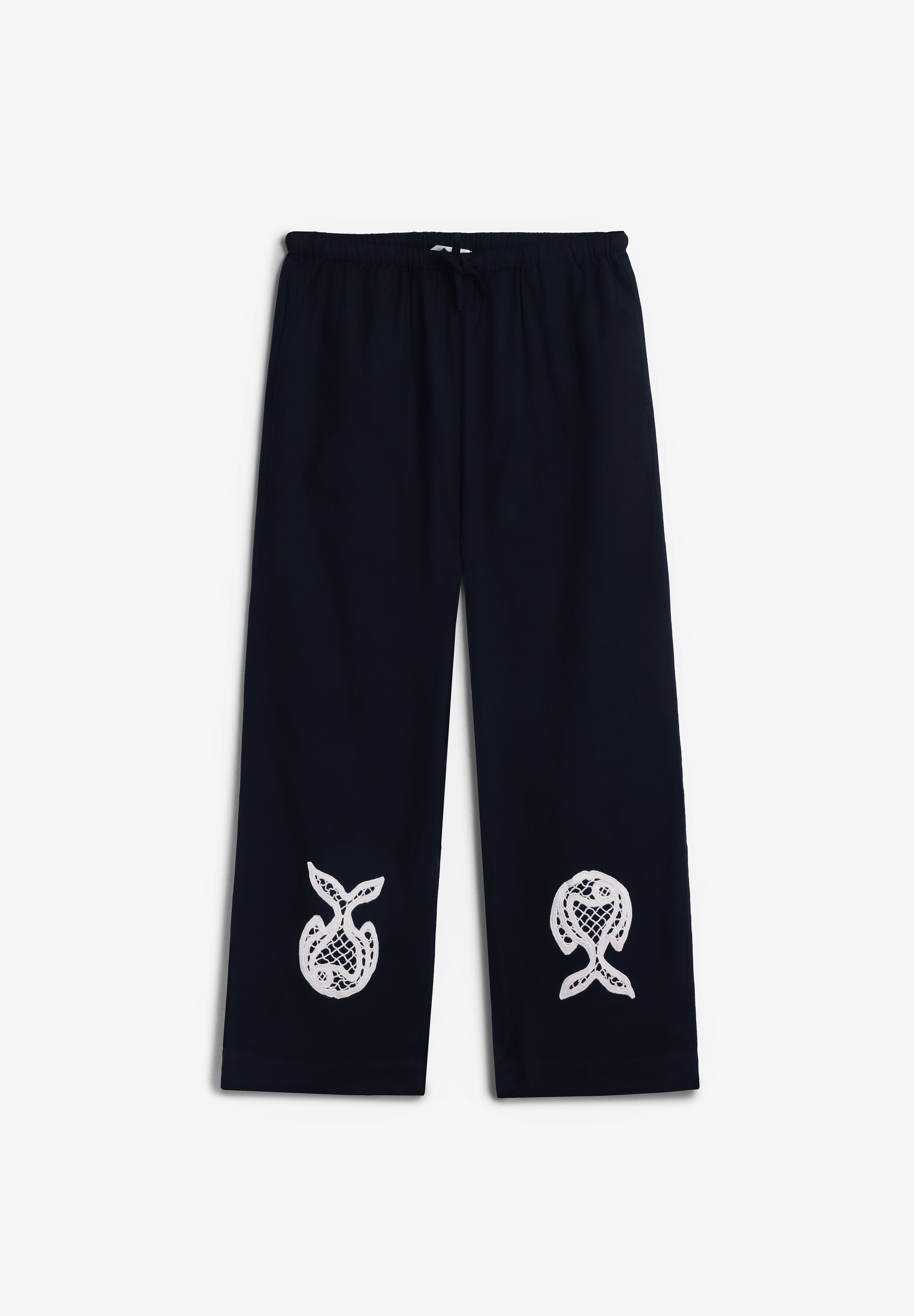 THINKING MU | PANTALON FISH PATCH BRIGITTE
