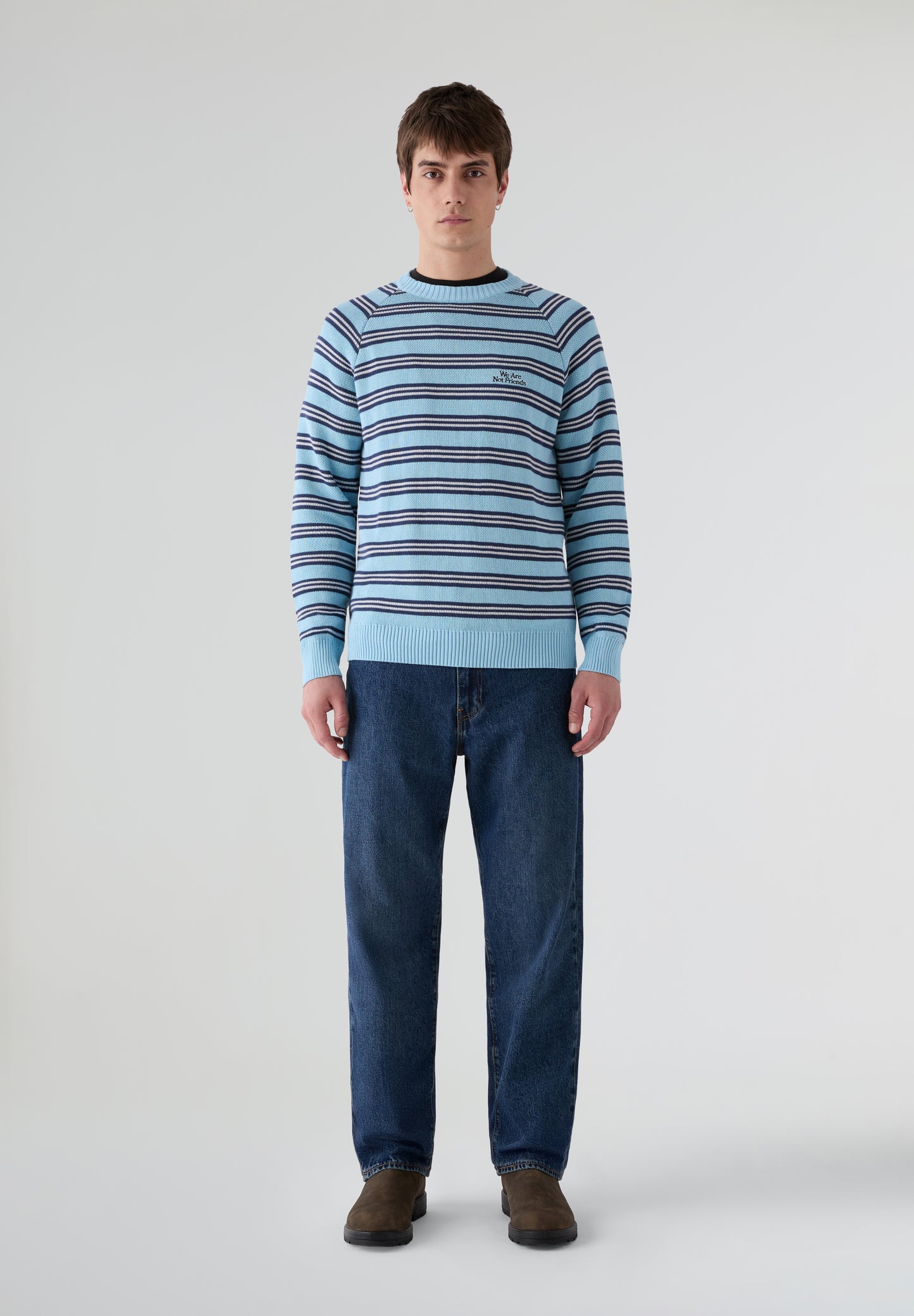 WE ARE NOT FRIENDS | SUDADERA STRIPER WANF