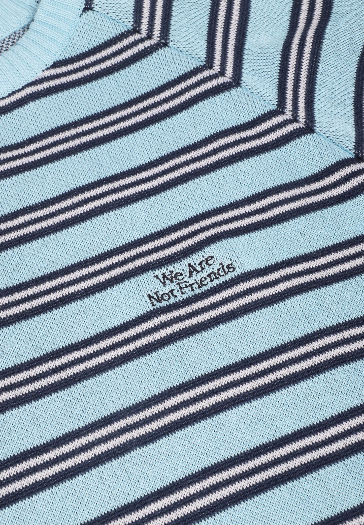 WE ARE NOT FRIENDS | SUDADERA STRIPER WANF