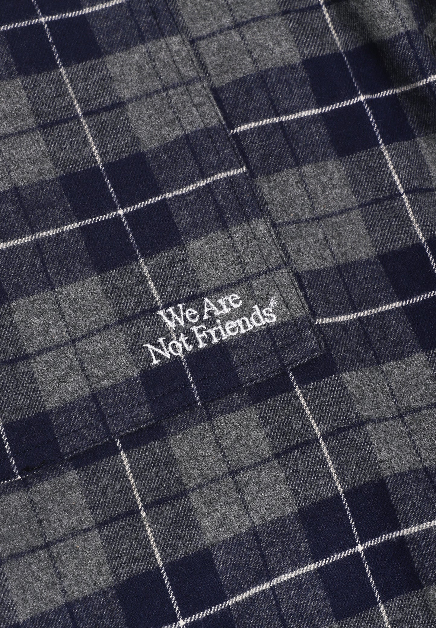 WE ARE NOT FRIENDS | CAMISA LUMBERJACK WANF