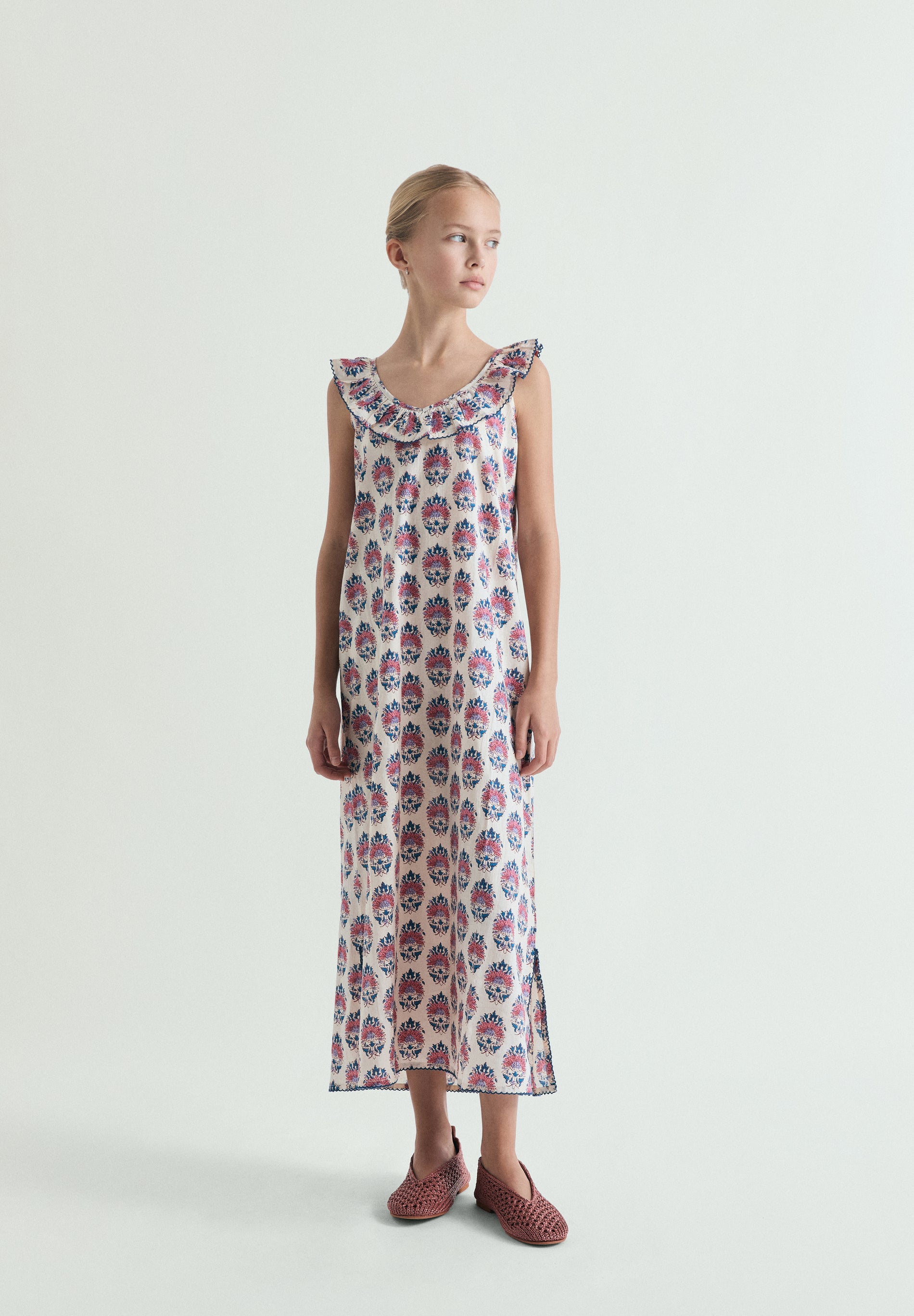 VESTIDO MIDI ESTAMPADO
