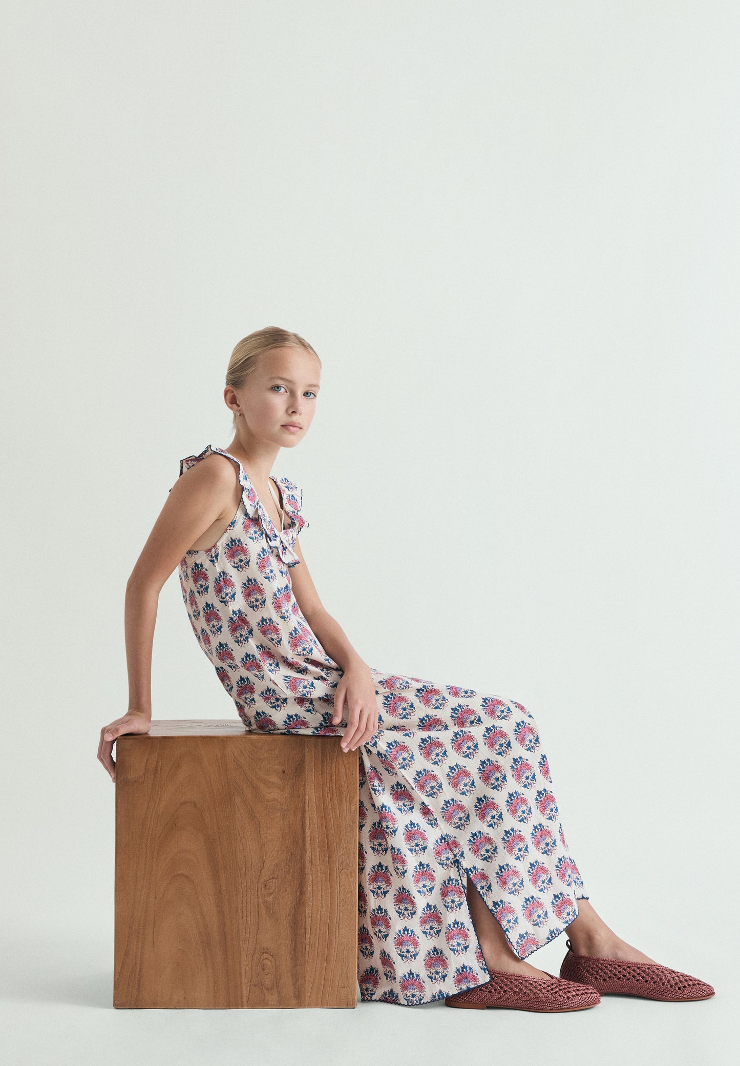 VESTIDO MIDI ESTAMPADO