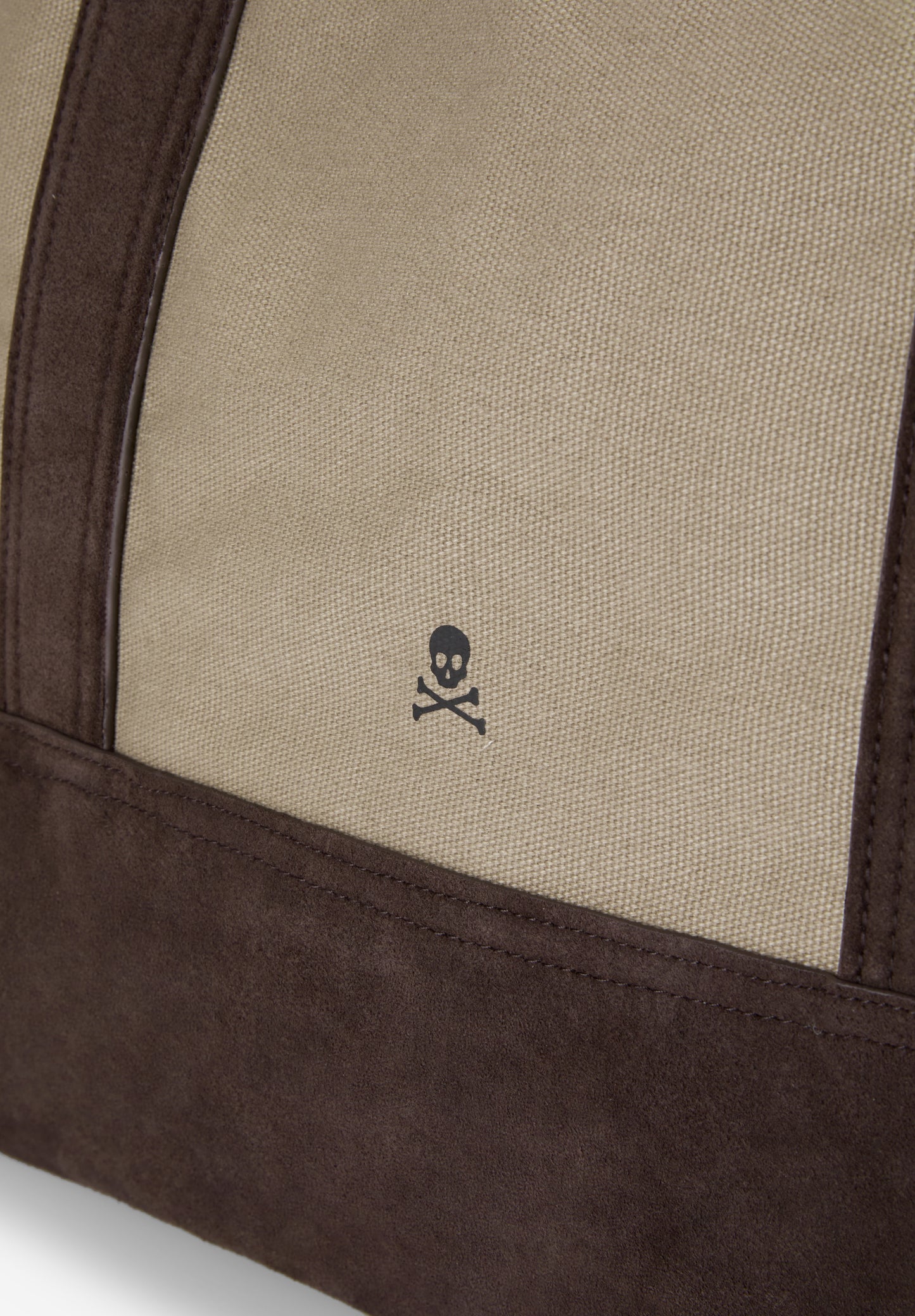 BOLSA TOTE DE ALGODÓN Y ANTE