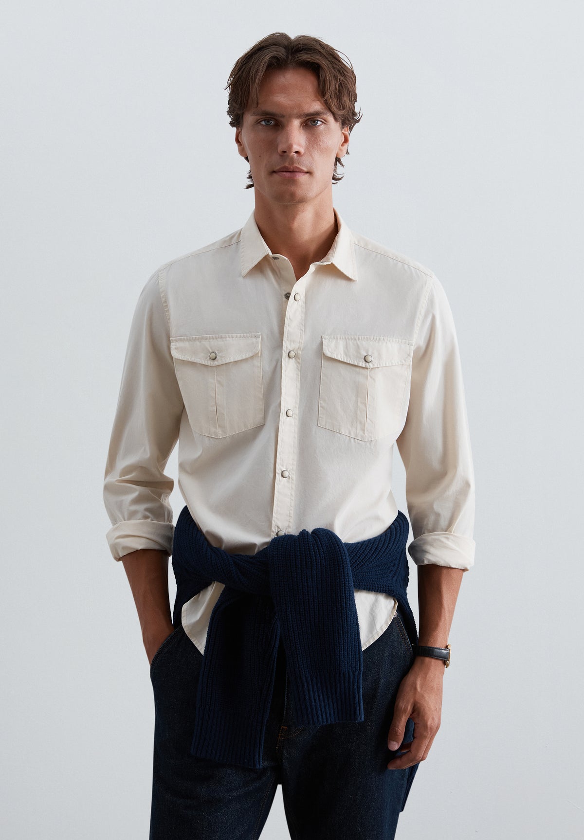CAMISA BOLSILLOS CON BOTONES