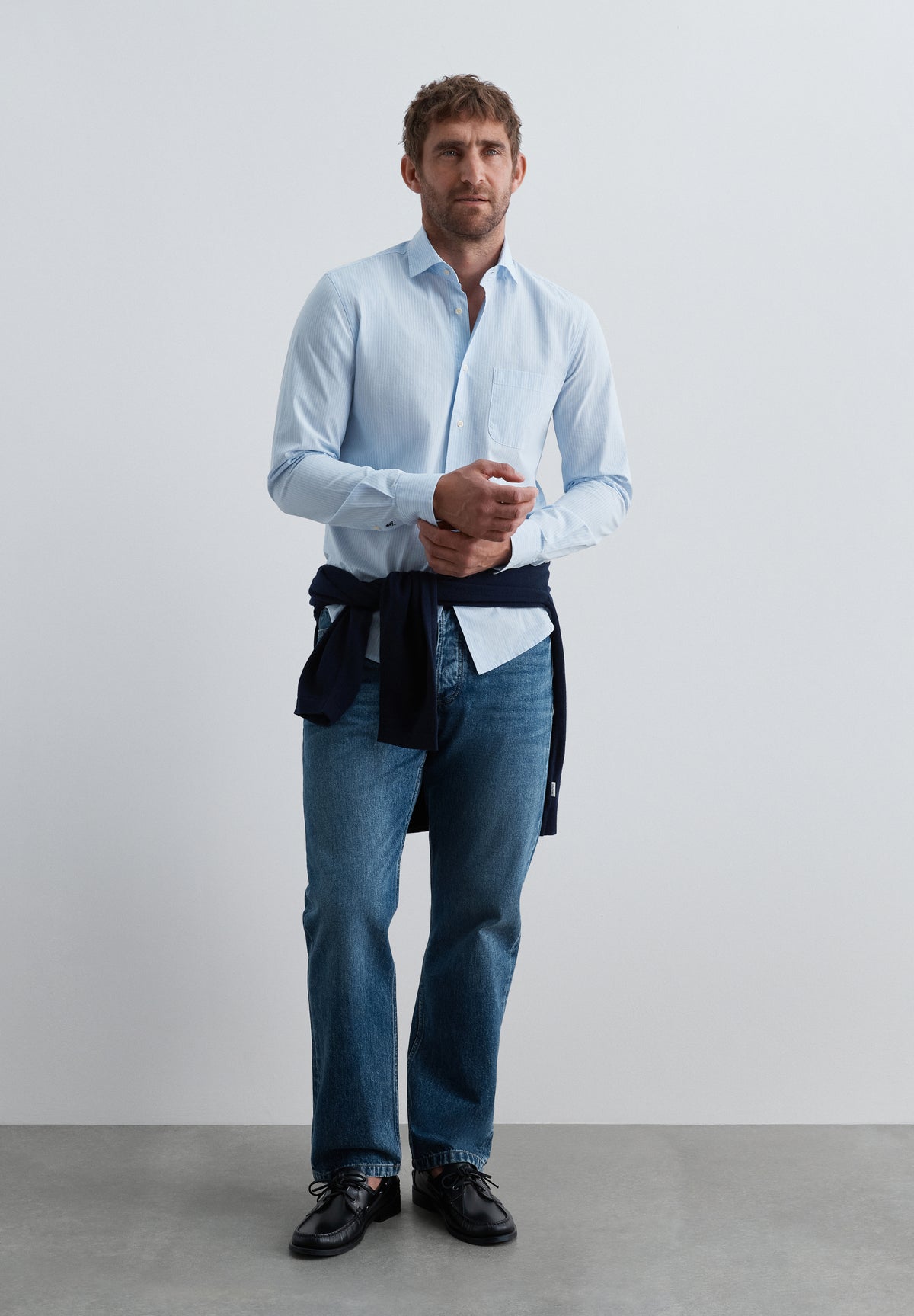 CAMISA DE RAYAS ALGODÓN