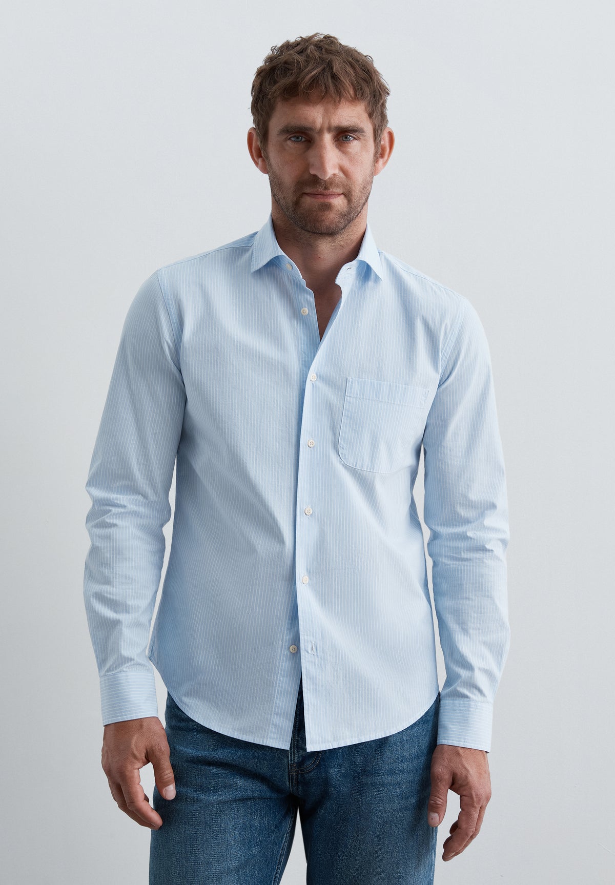 CAMISA DE RAYAS ALGODÓN