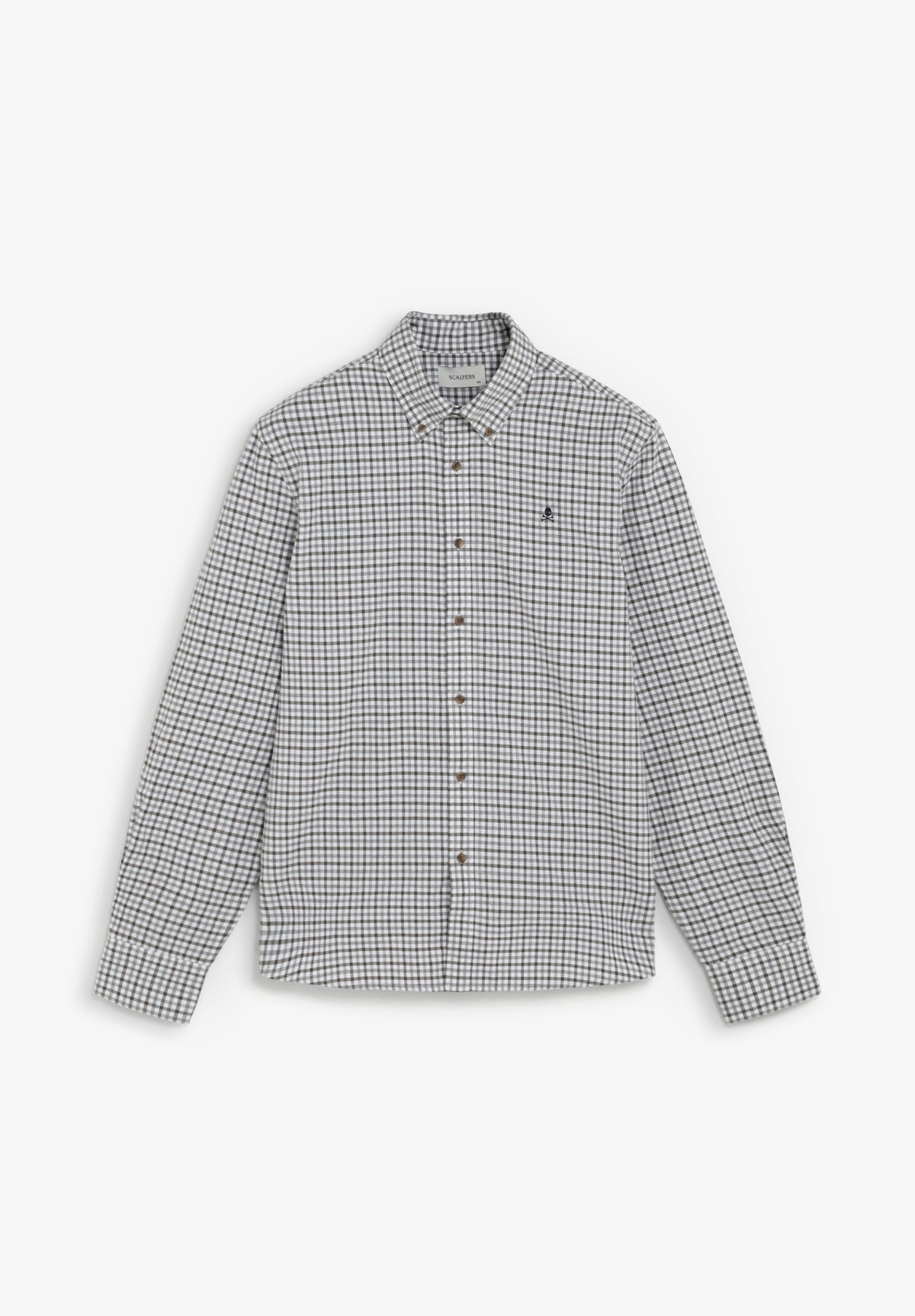 CAMISA CUADROS CUELLO BOTONES