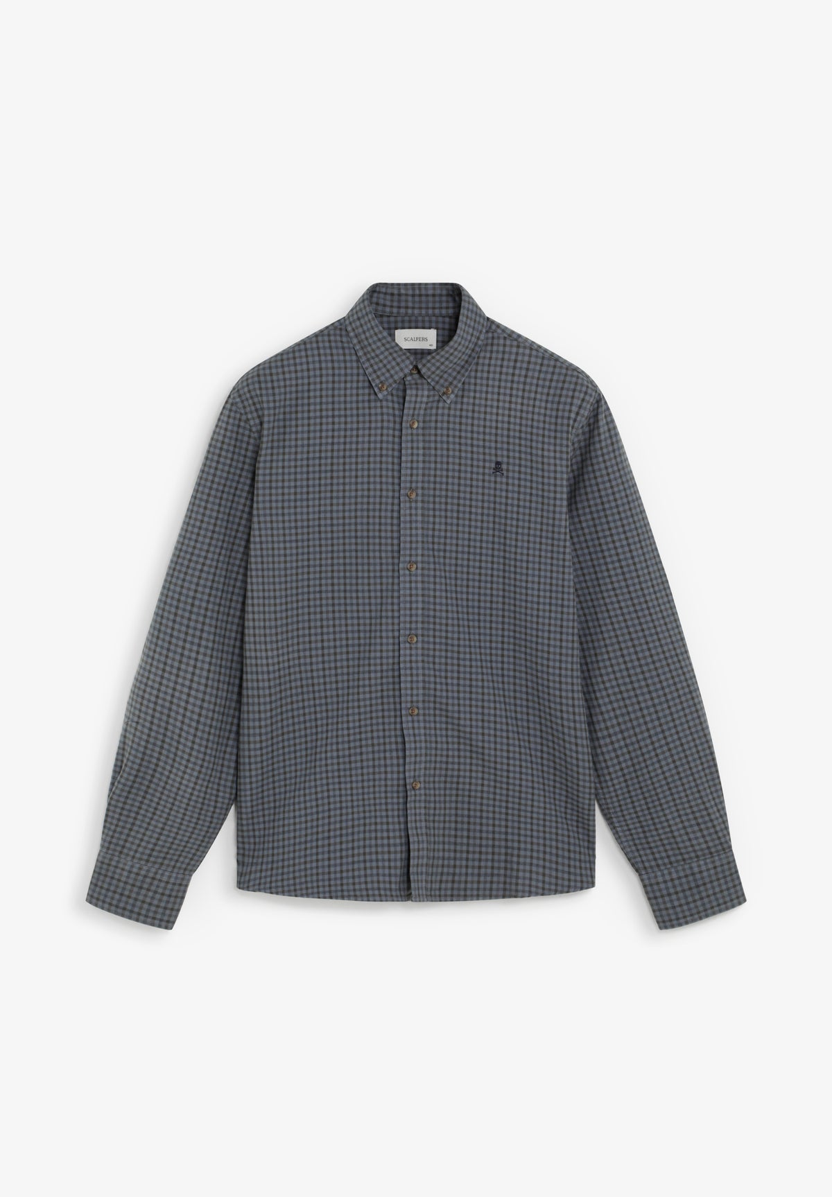 CAMISA CUADROS CUELLO BOTONES