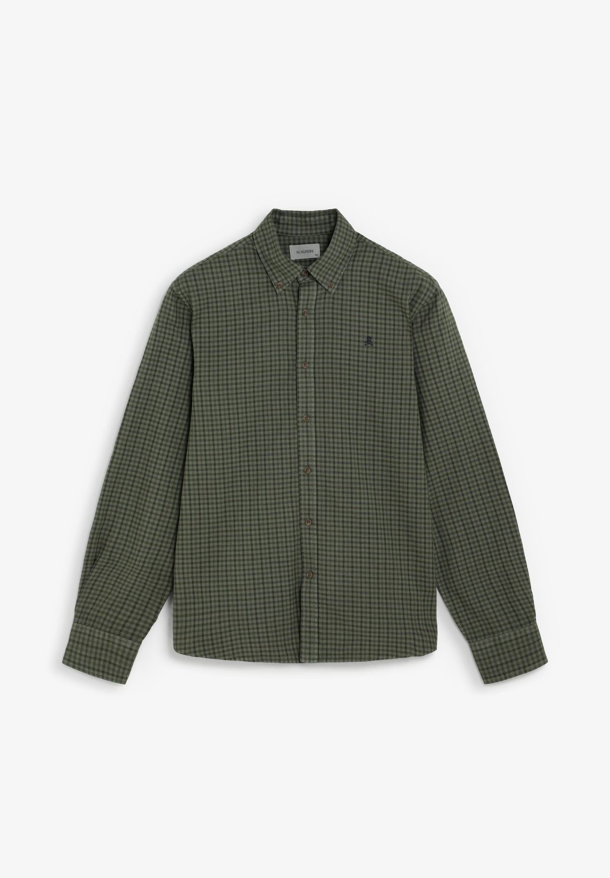 CAMISA CUADROS CUELLO BOTONES
