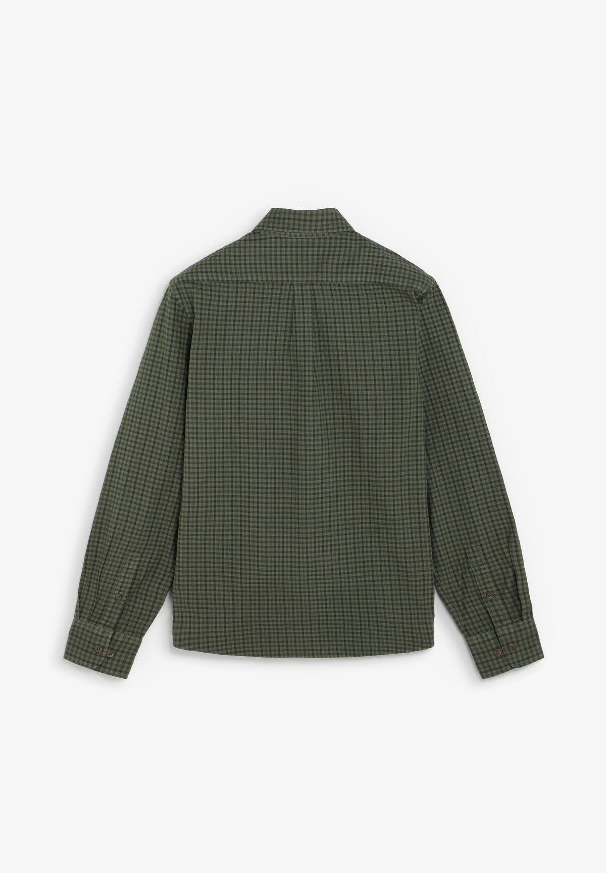 CAMISA CUADROS CUELLO BOTONES