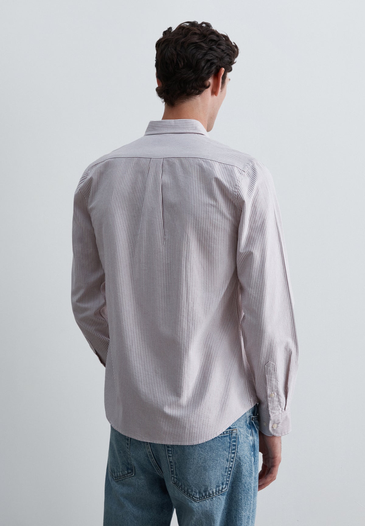 CAMISA OXFORD DE RAYAS