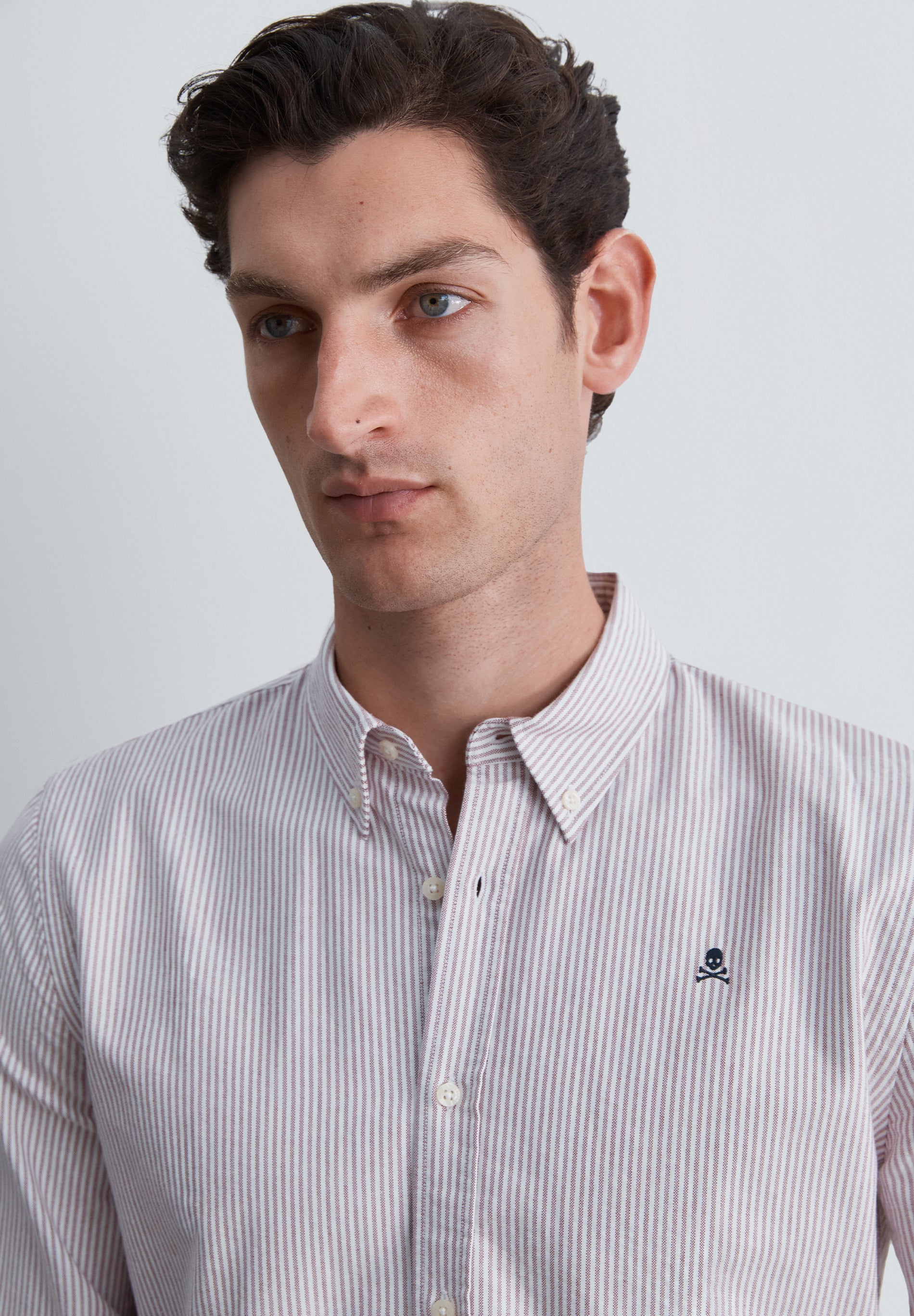 CAMISA OXFORD DE RAYAS