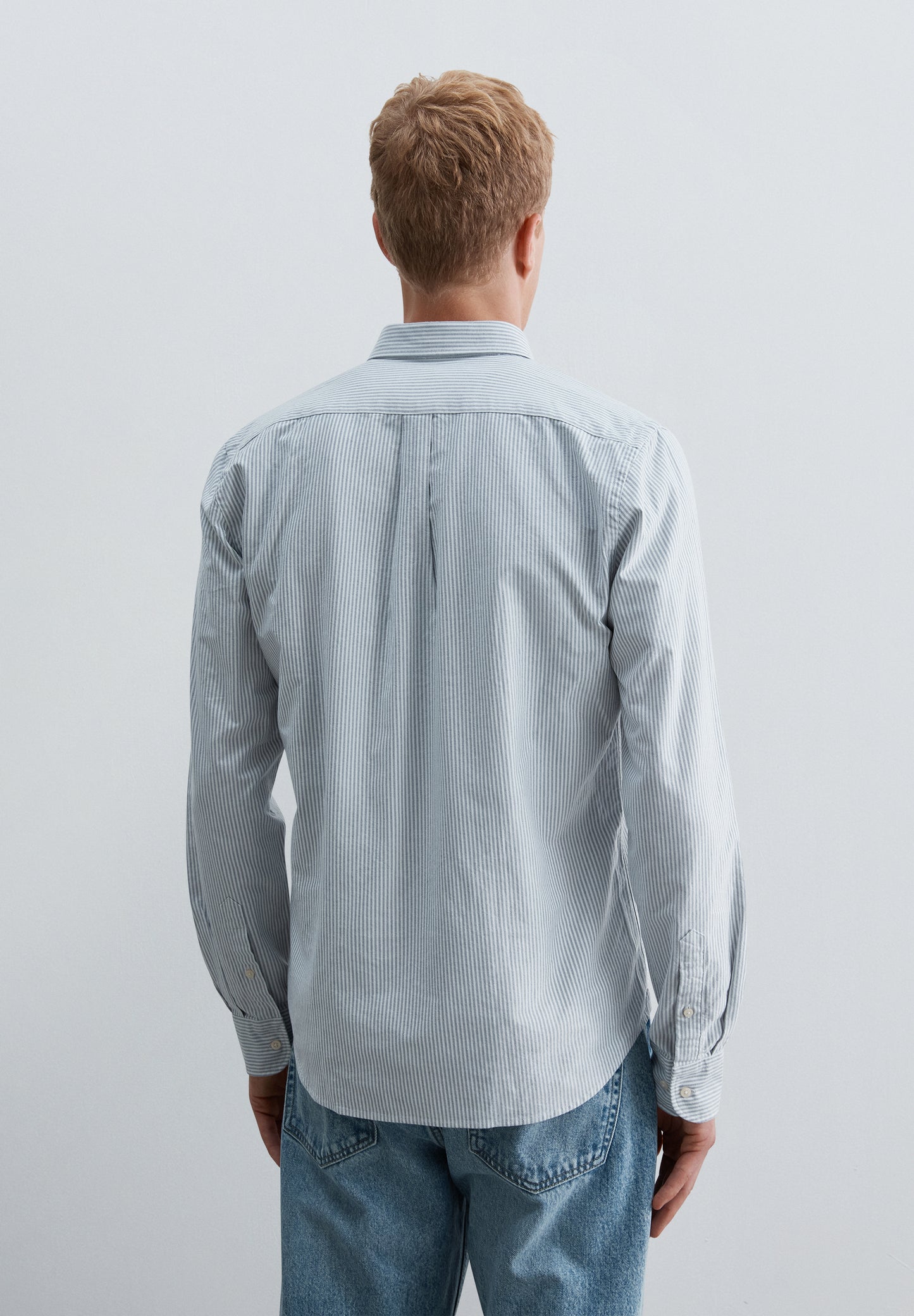 CAMISA OXFORD DE RAYAS