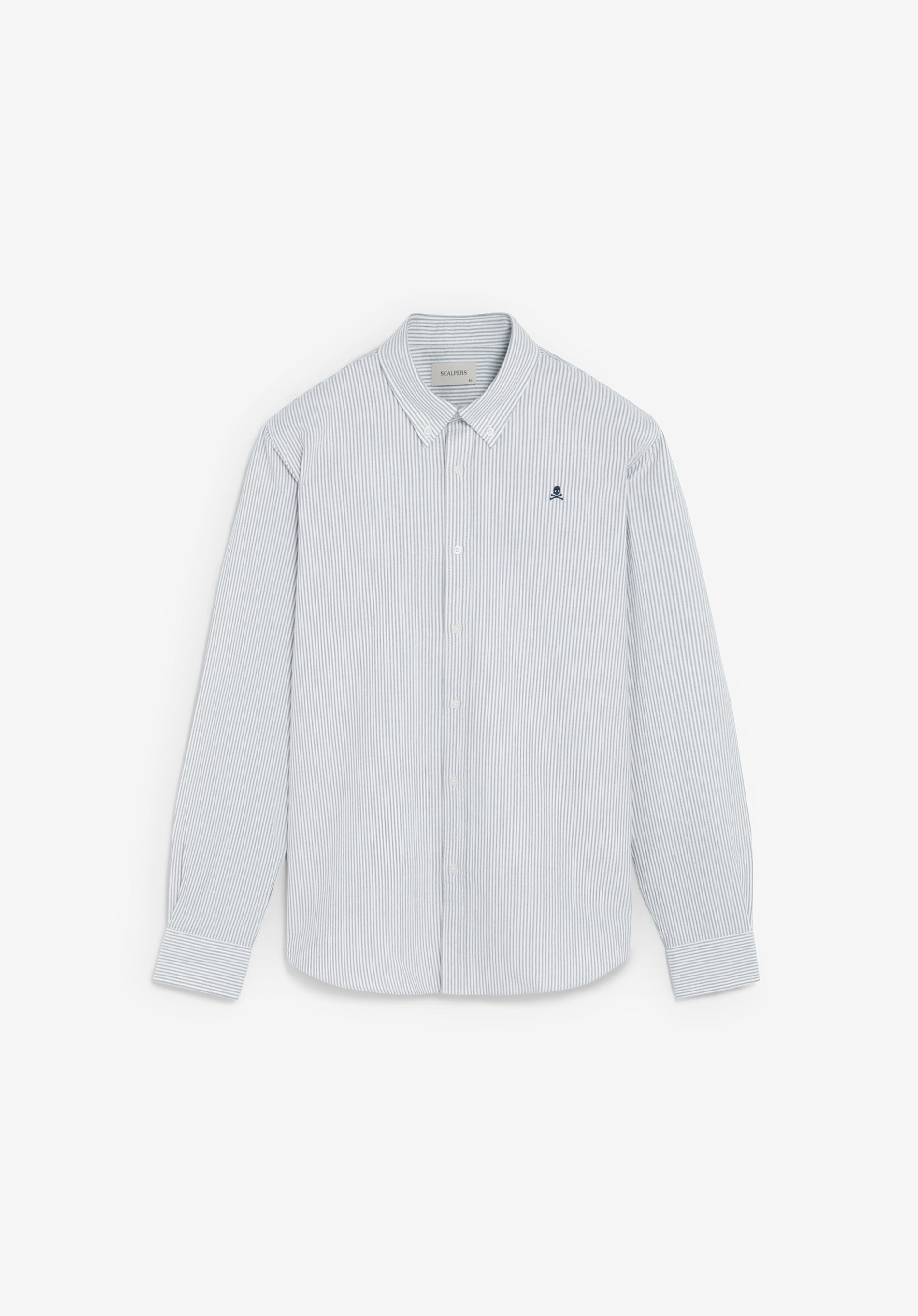 CAMISA OXFORD DE RAYAS