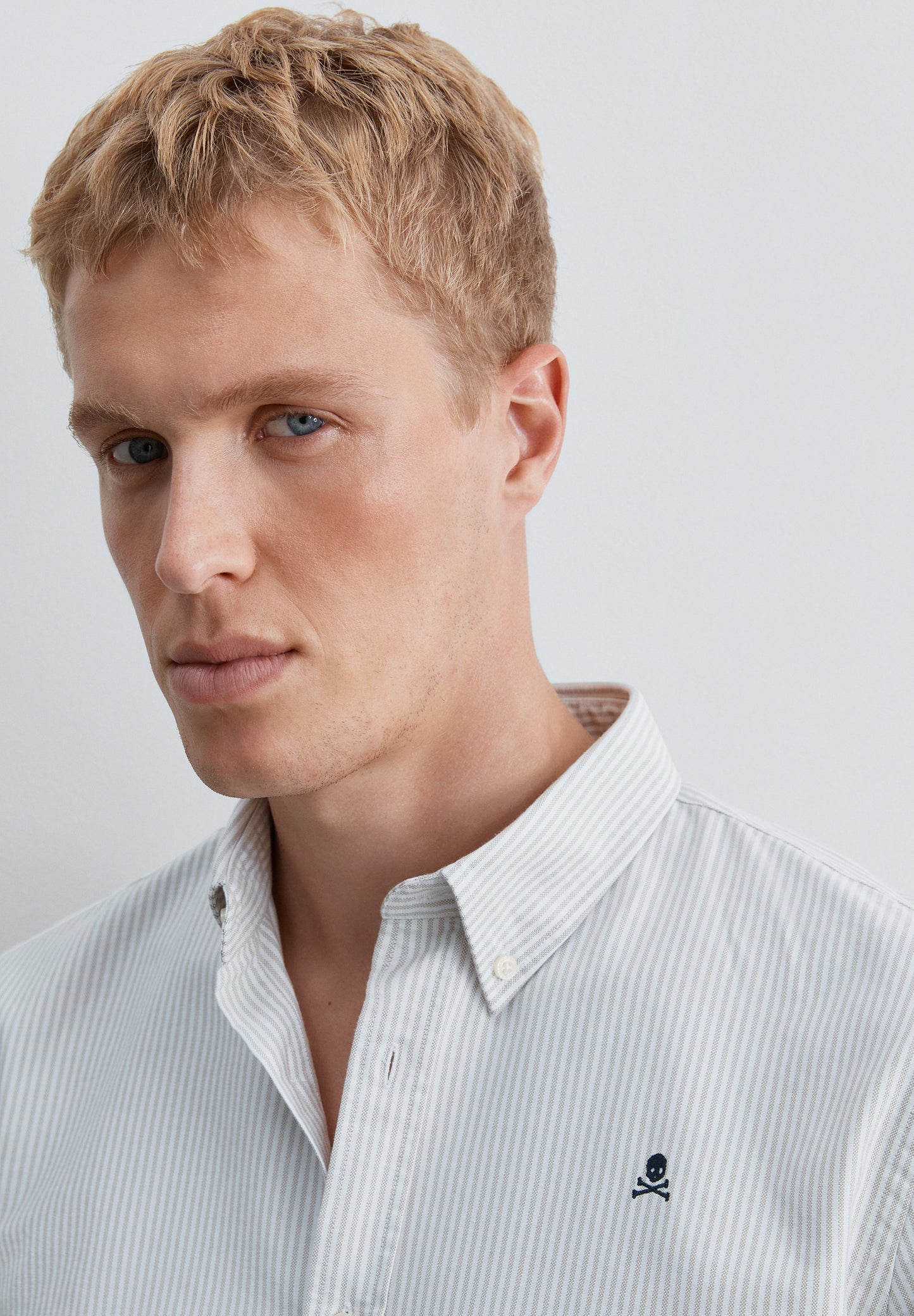 CAMISA OXFORD DE RAYAS