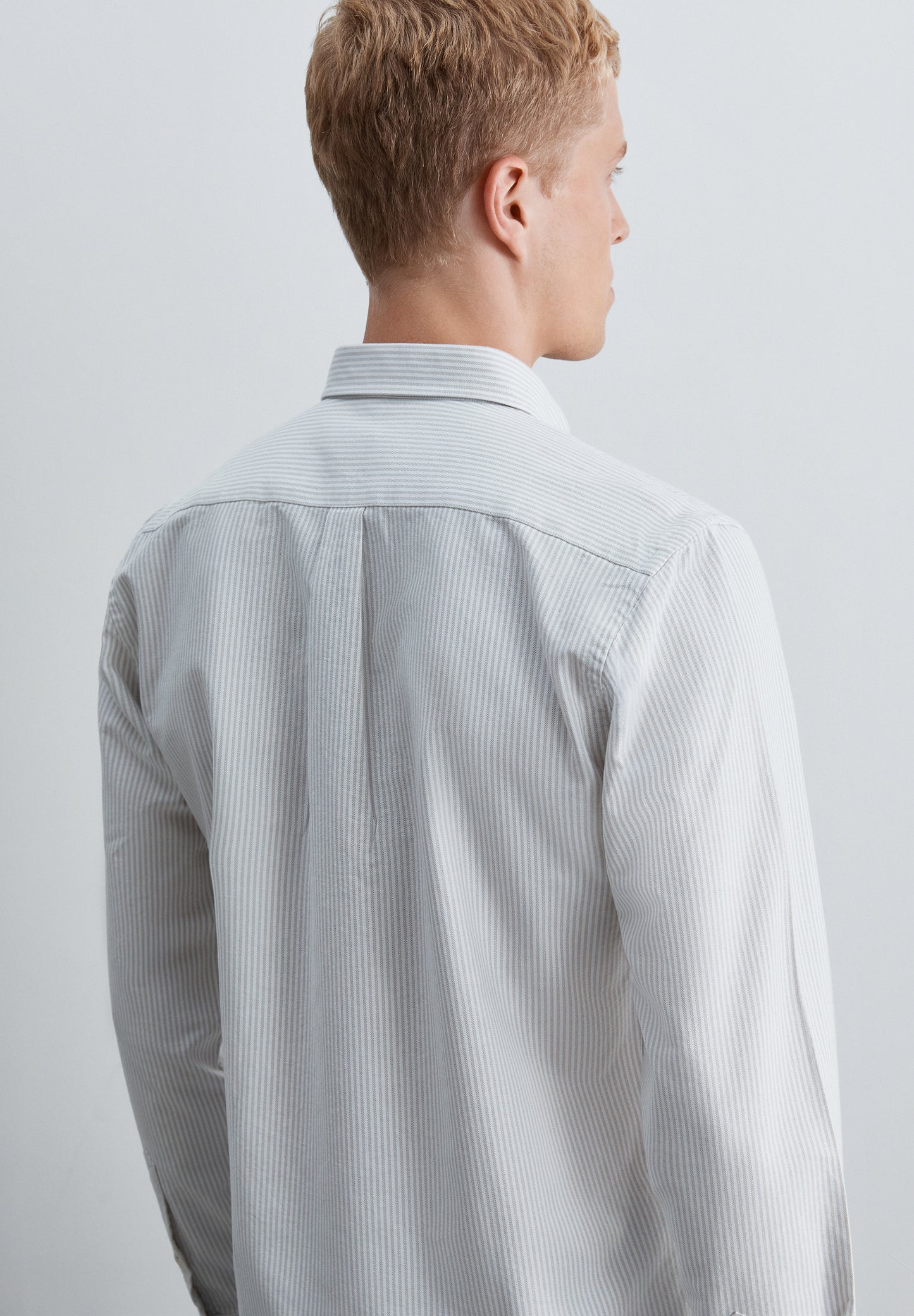 CAMISA OXFORD DE RAYAS