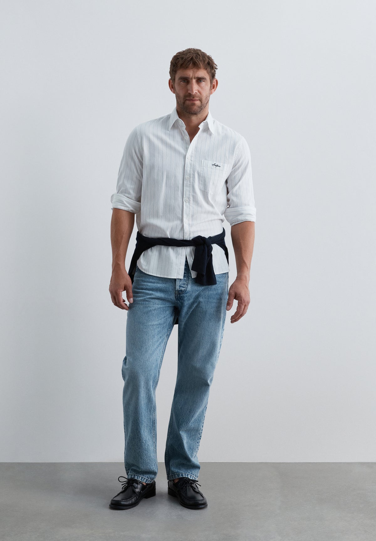 CAMISA OXFORD LOGO BOLSILLO