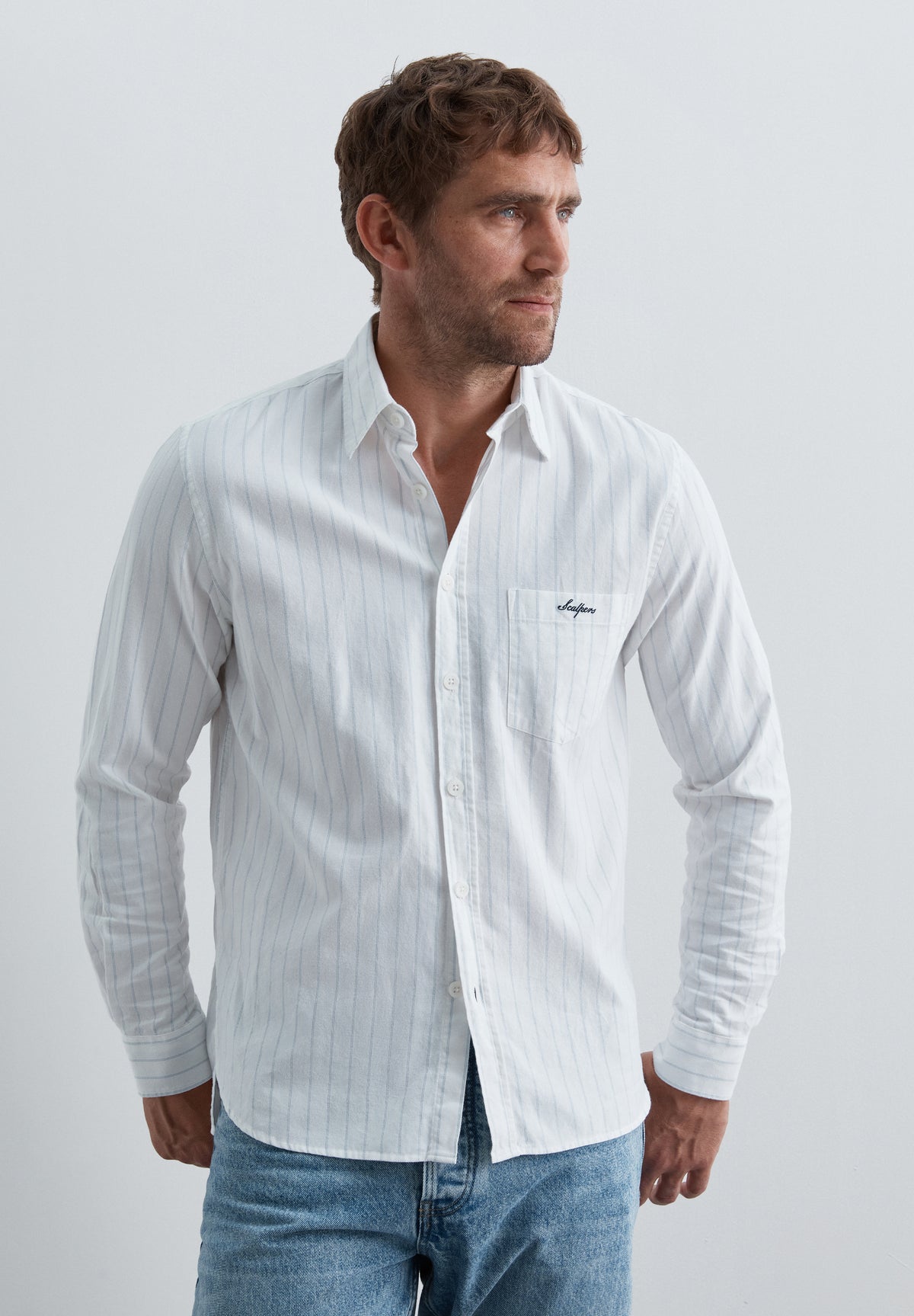 CAMISA OXFORD LOGO BOLSILLO