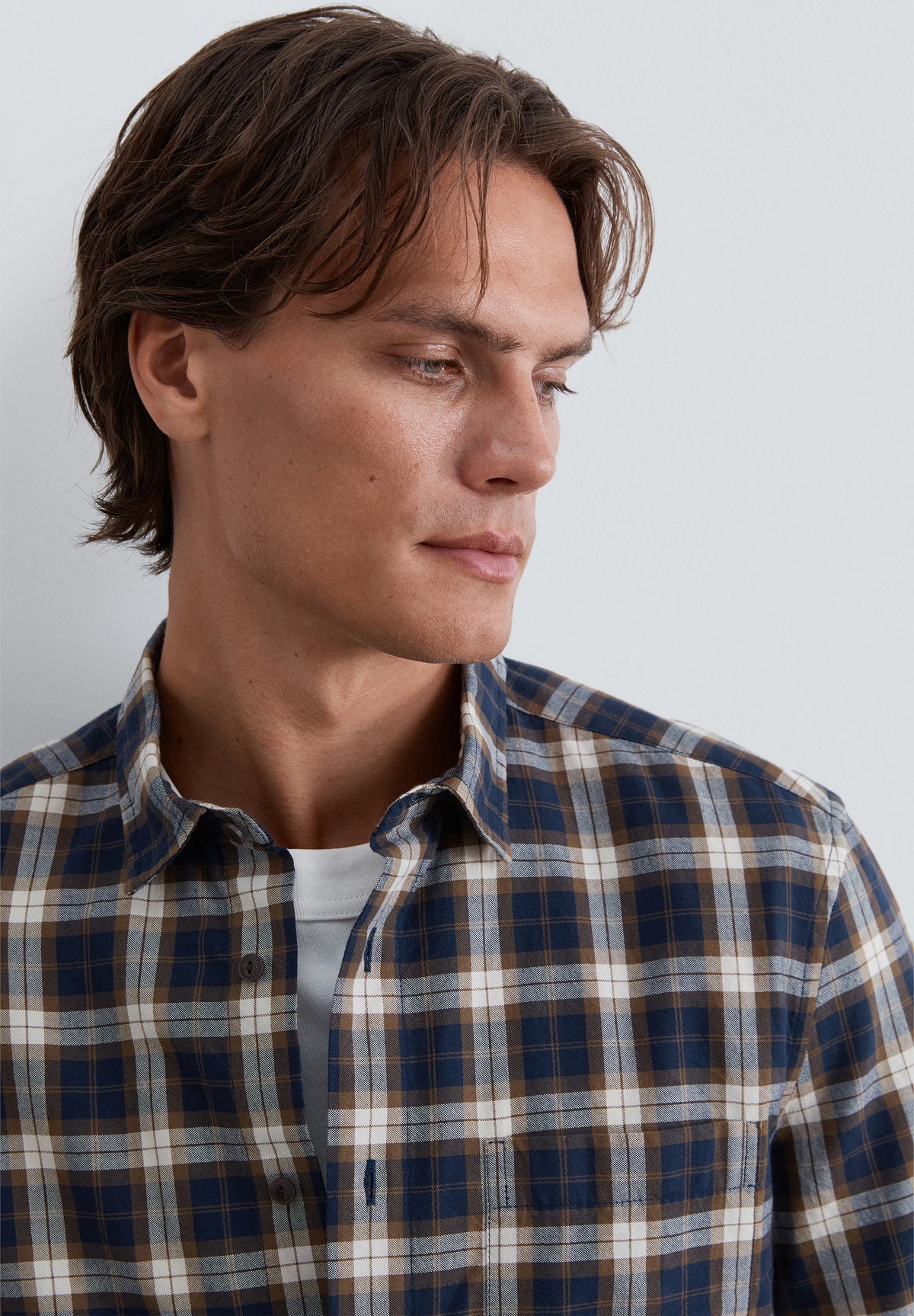 CAMISA ESTAMPADA CUADROS