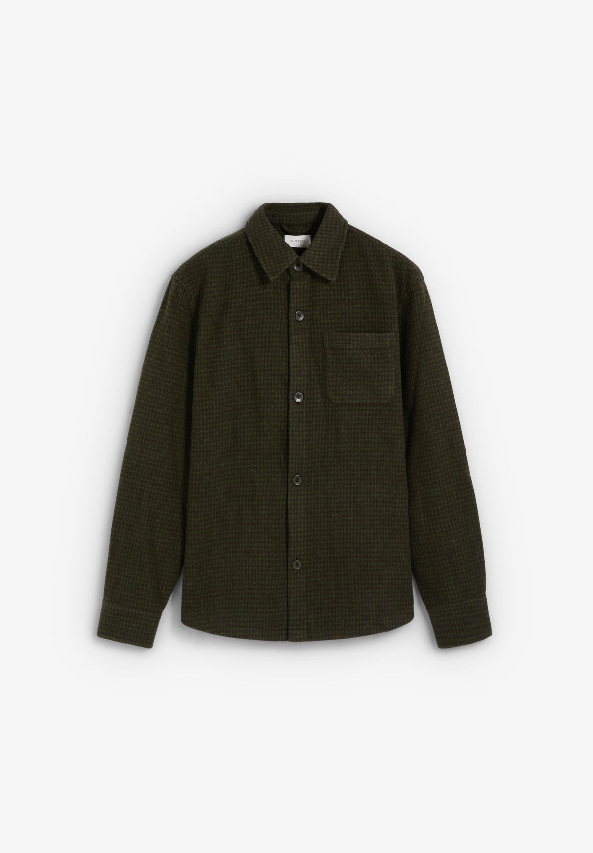 SOBRECAMISA CUADROS LANA