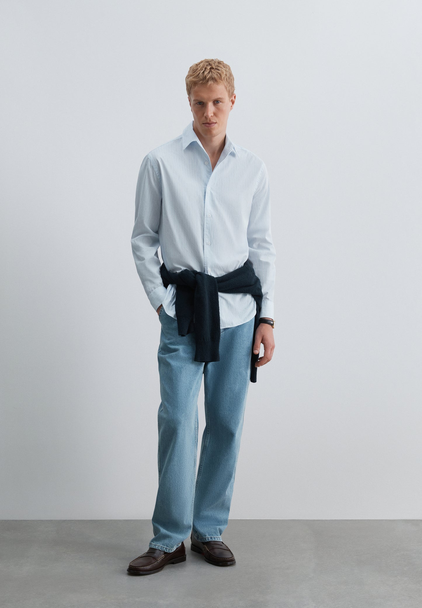 CAMISA POPELÍN DE ALGODÓN LIGERO