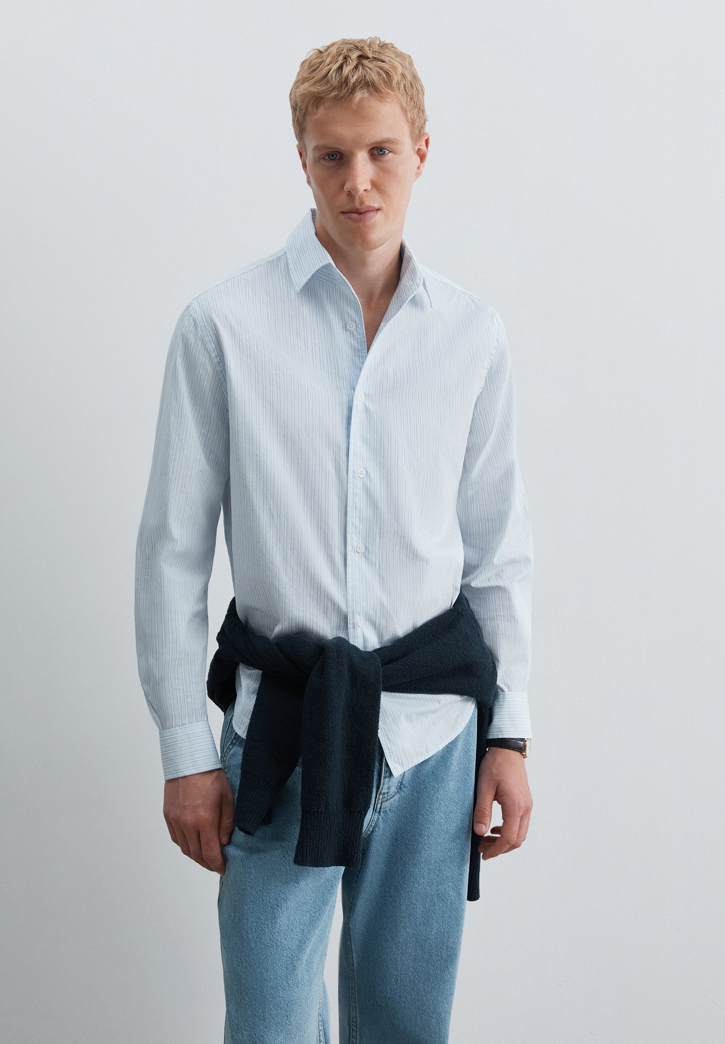 CAMISA POPELÍN DE ALGODÓN LIGERO