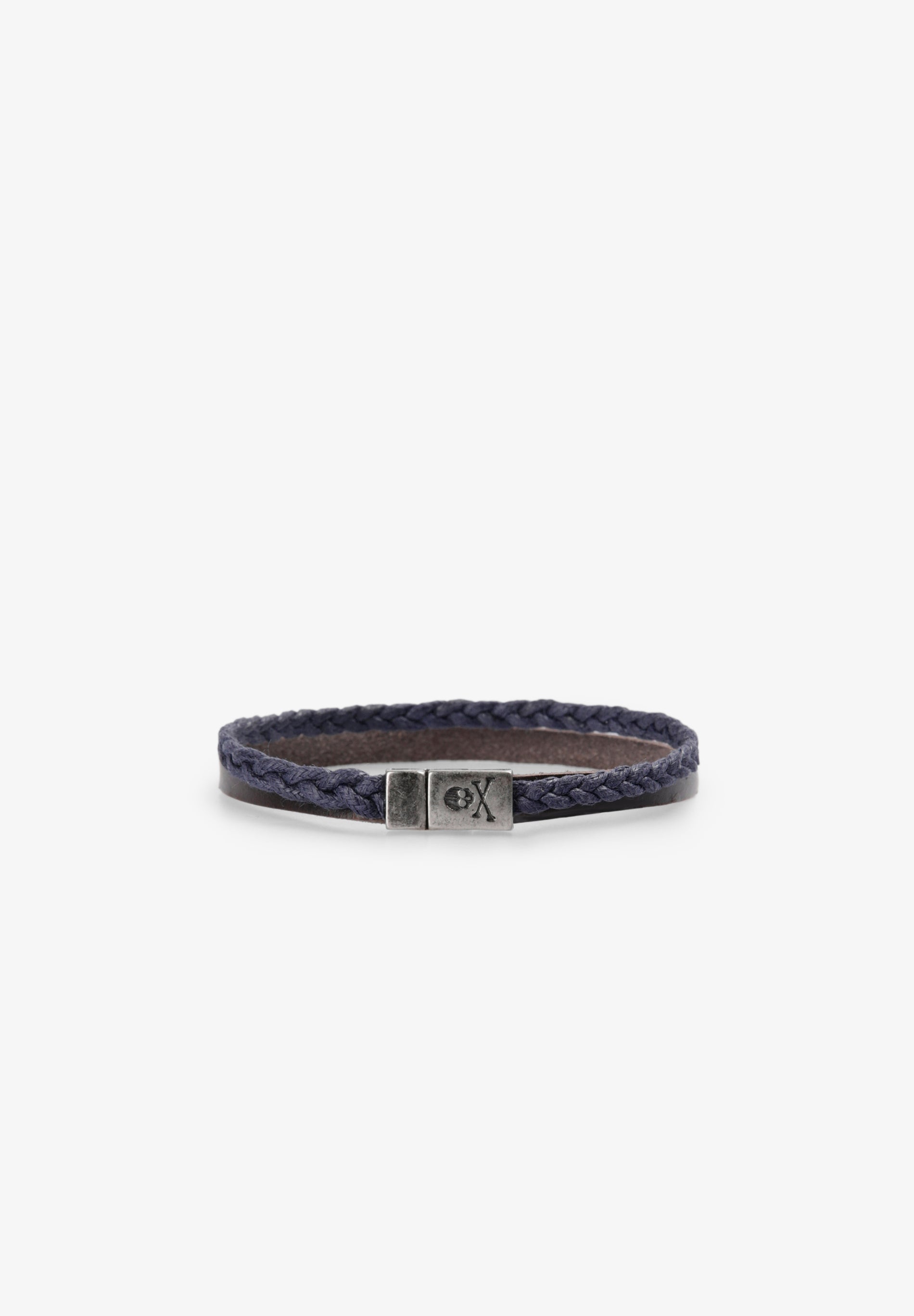 PULSERA PIEL Y CORDÓN ENCERADO
