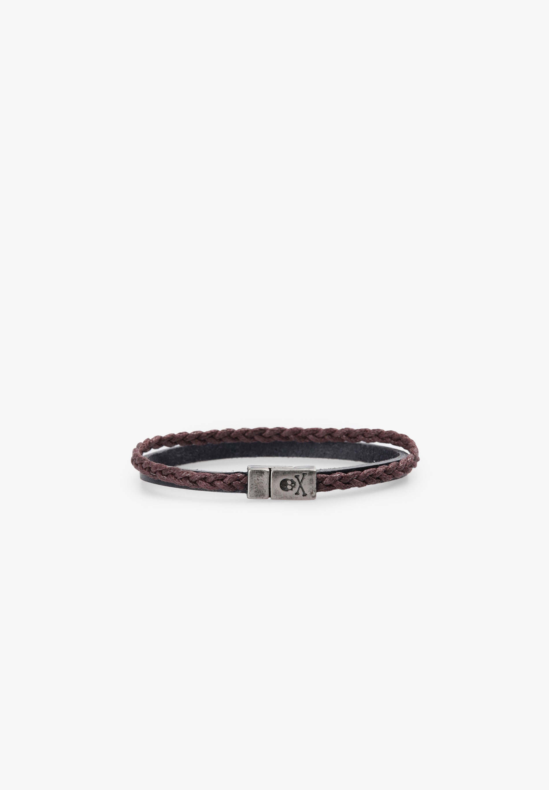 PULSERA PIEL Y CORDÓN ENCERADO