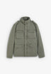 CHAQUETA MILITAR CAPUCHA OCULTA