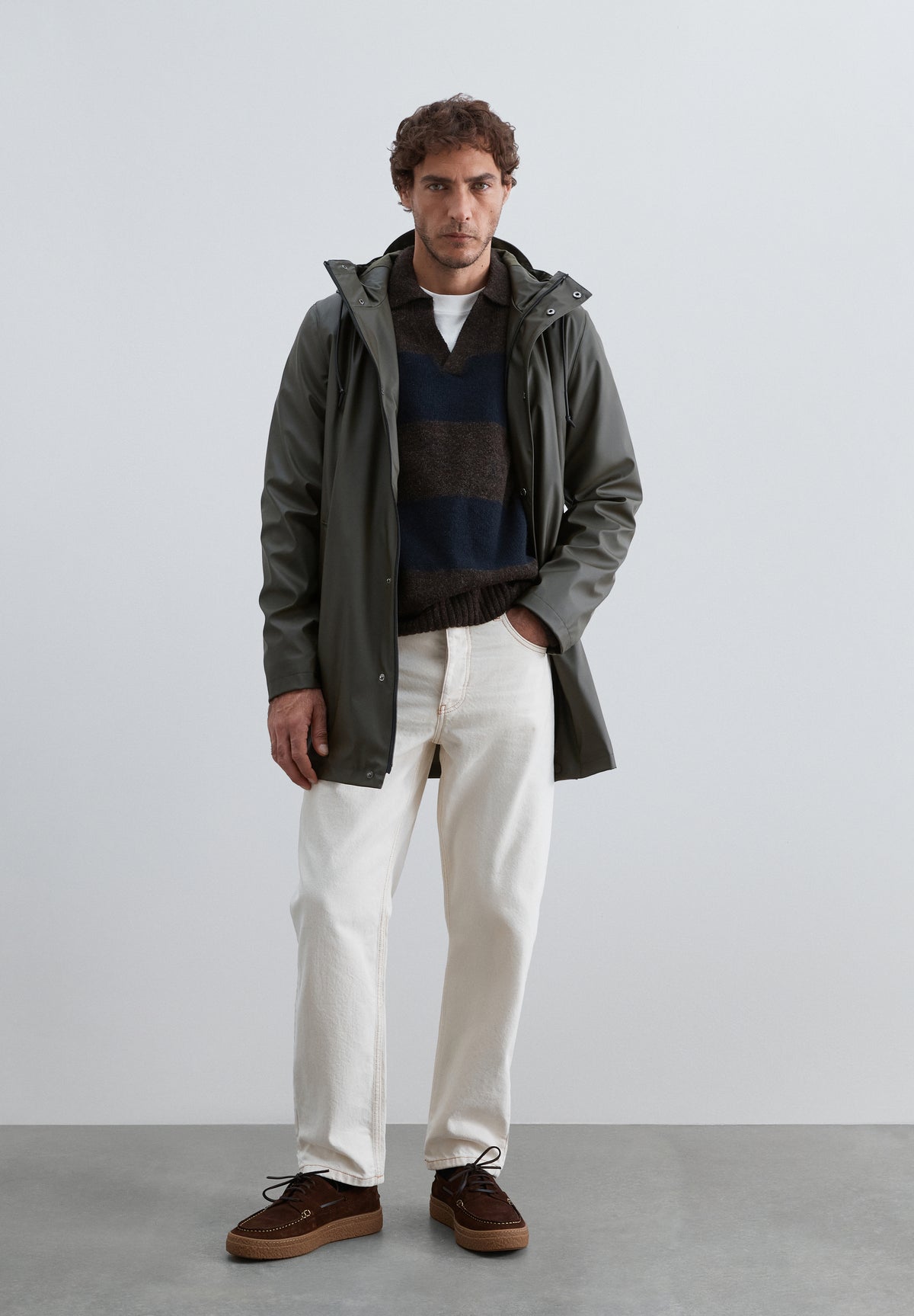CHAQUETA IMPERMEABLE LOGO
