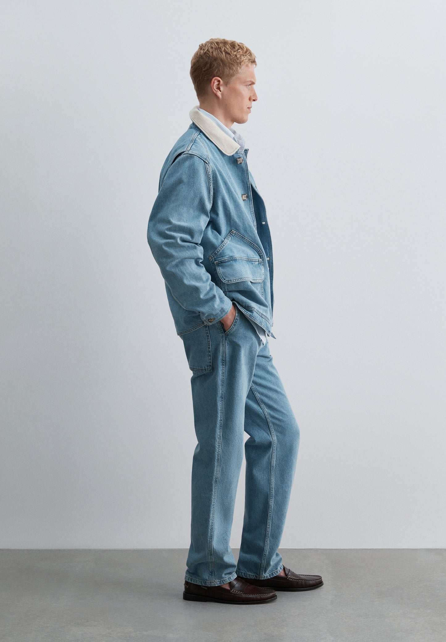 CHAQUETA DENIM MULTIBOLSILLOS