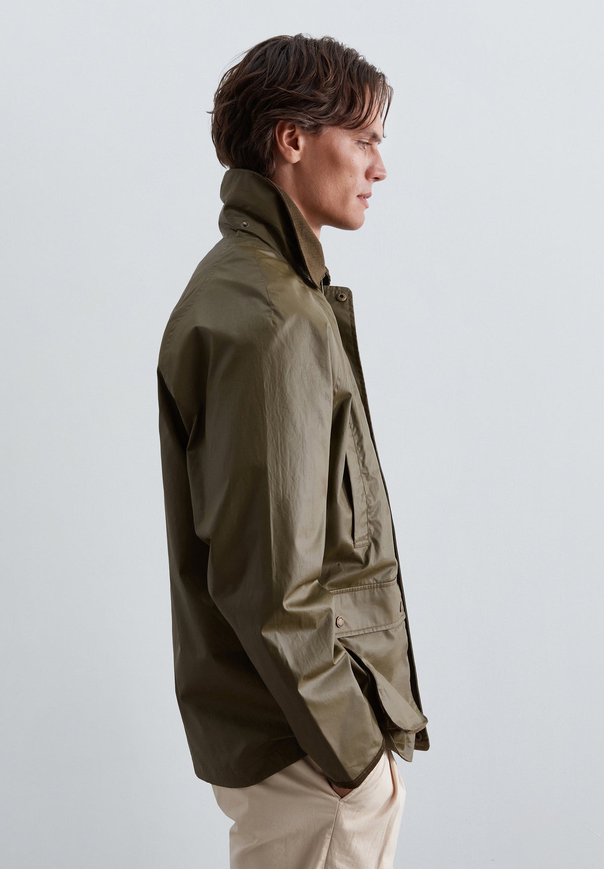 CHAQUETA RESINADA CUELLO PANA