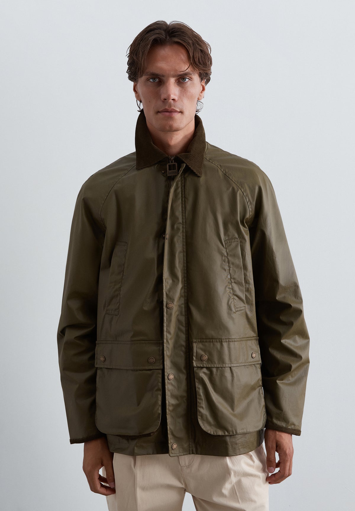 CHAQUETA RESINADA CUELLO PANA