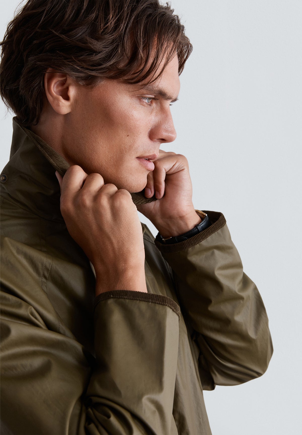 CHAQUETA RESINADA CUELLO PANA