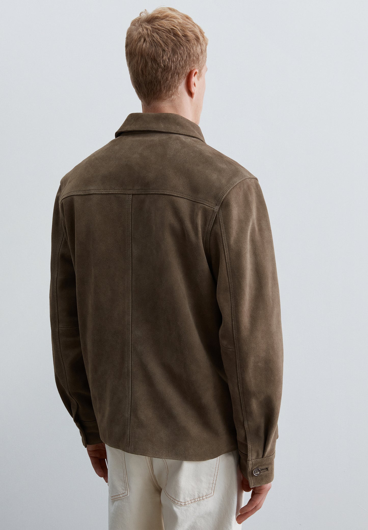 CHAQUETA ANTE CON BOLSILLOS