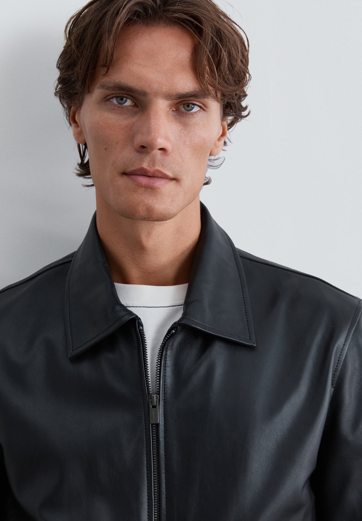 CHAQUETA PIEL BOLSILLOS