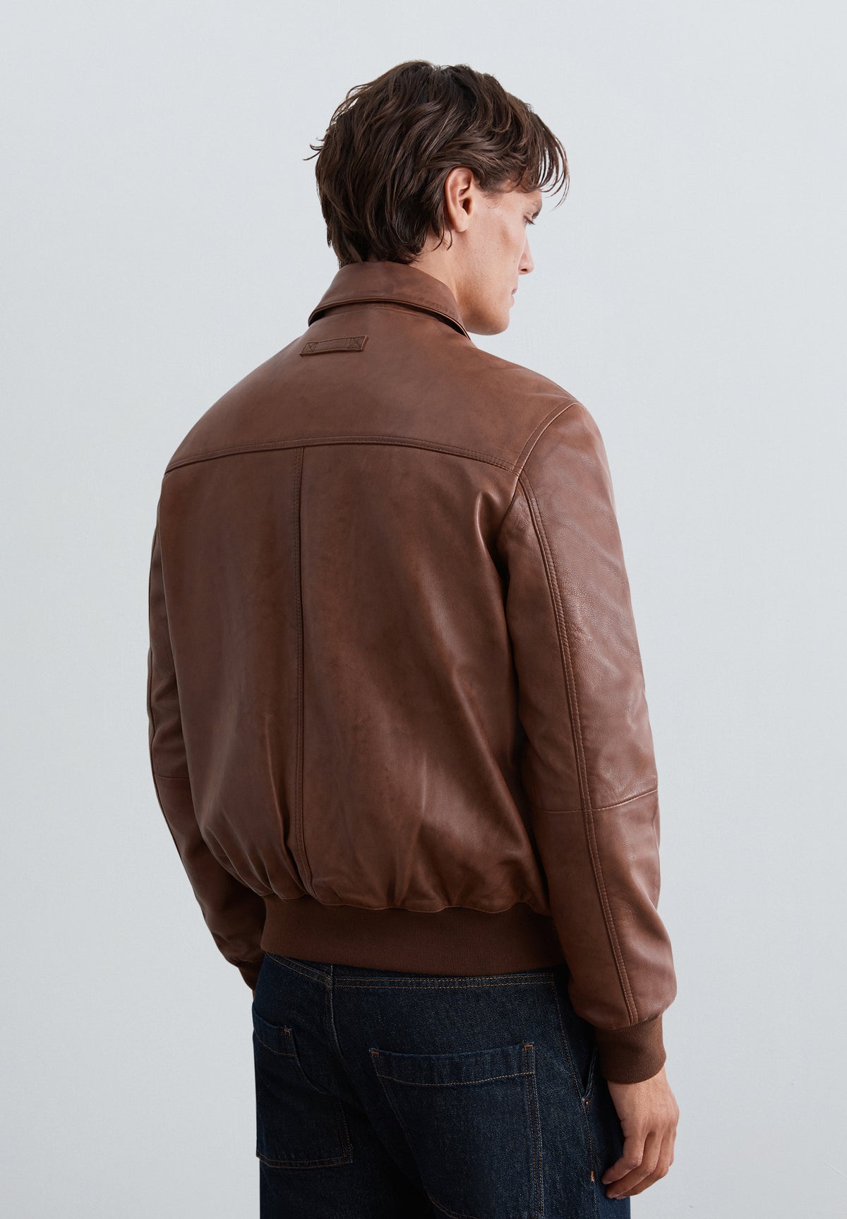 CHAQUETA PIEL BOLSILLOS