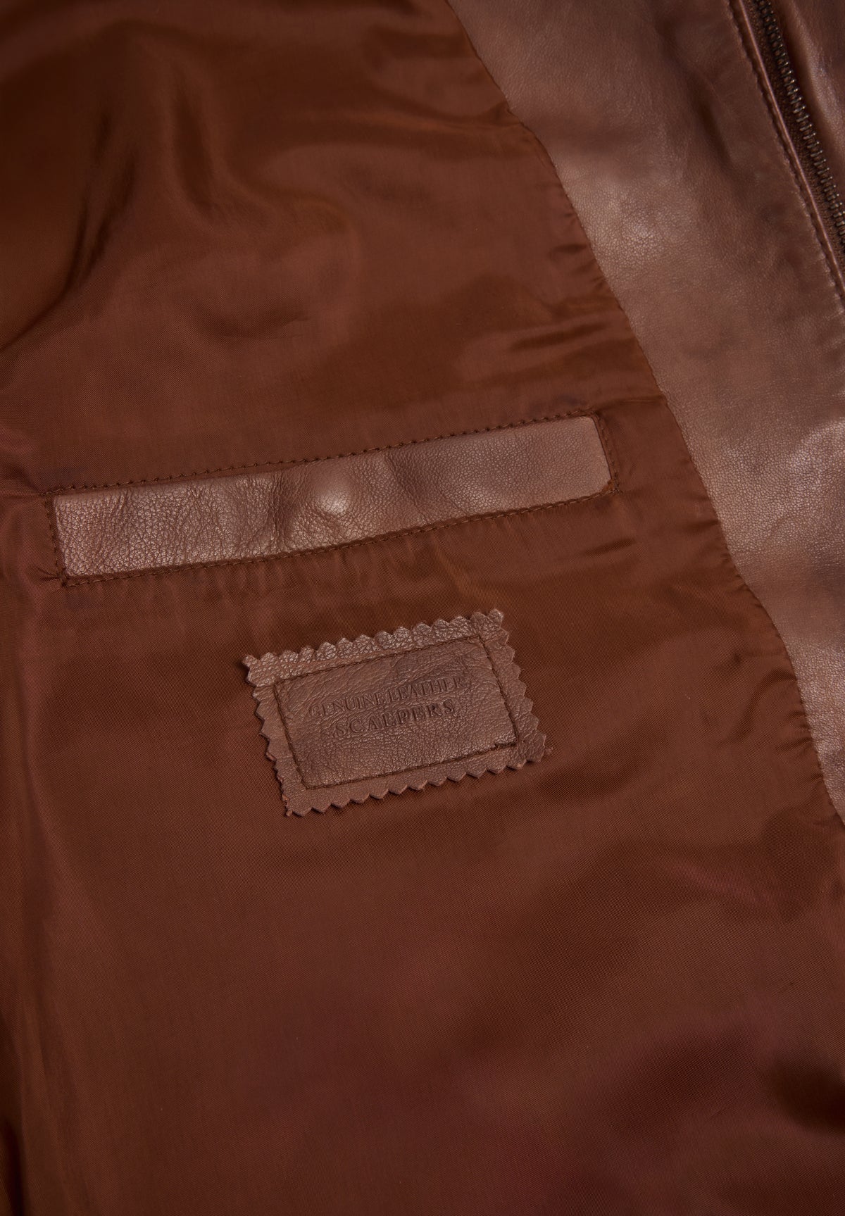CHAQUETA PIEL BOLSILLOS
