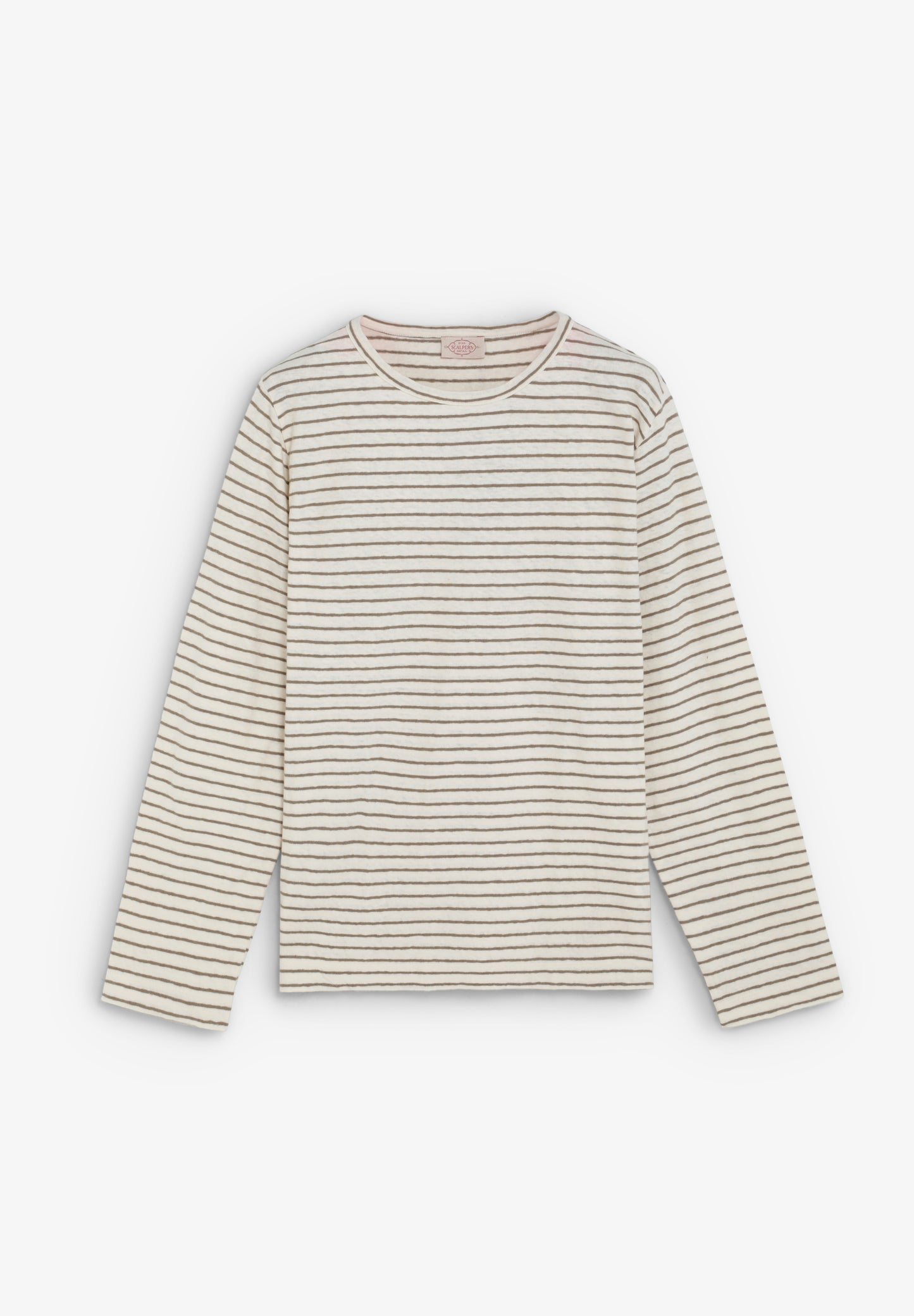 CAMISETA RAYAS ALGODÓN Y LINO