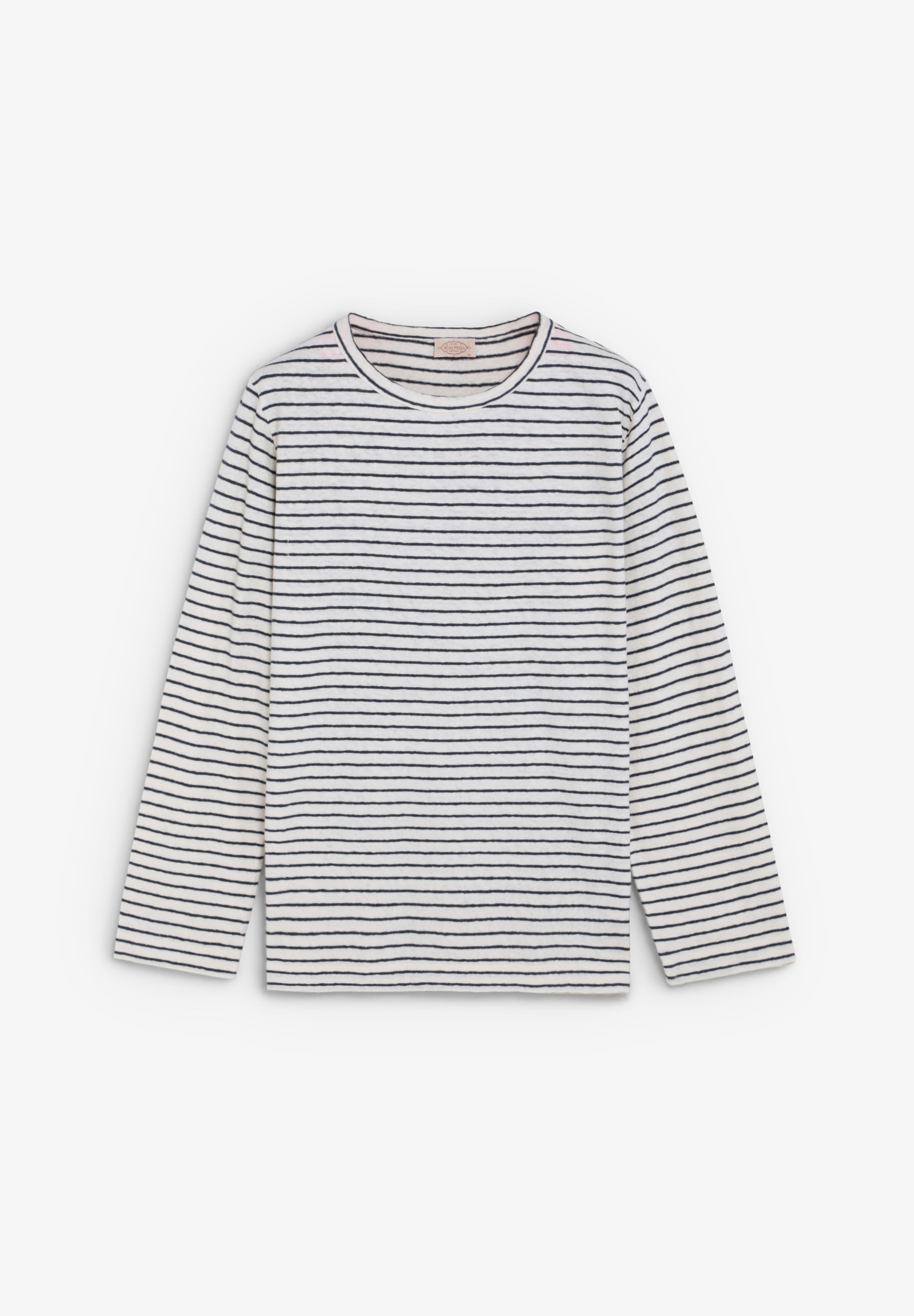 CAMISETA RAYAS ALGODÓN Y LINO