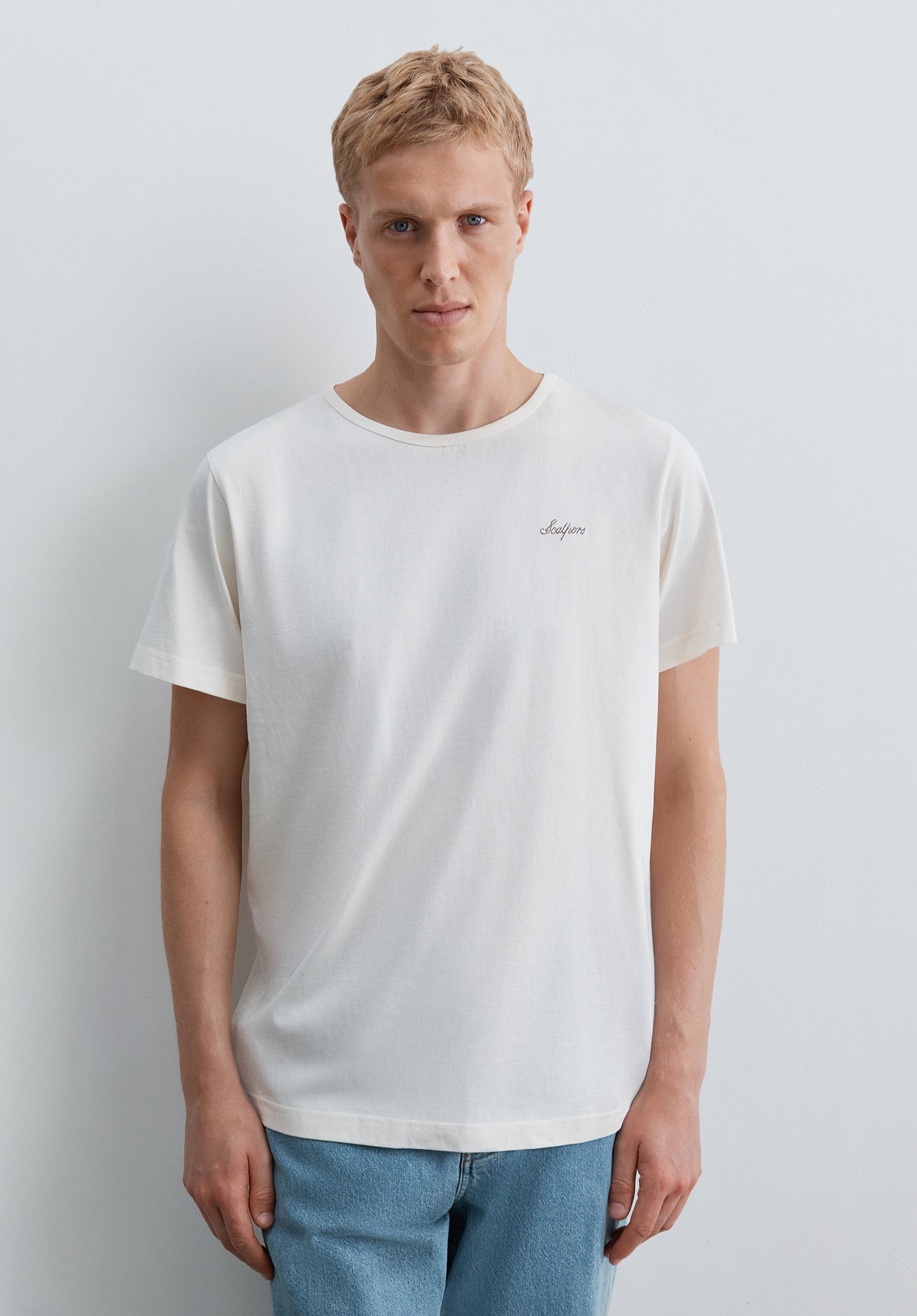 CAMISETA MANGA CORTA LOGO BORDADO