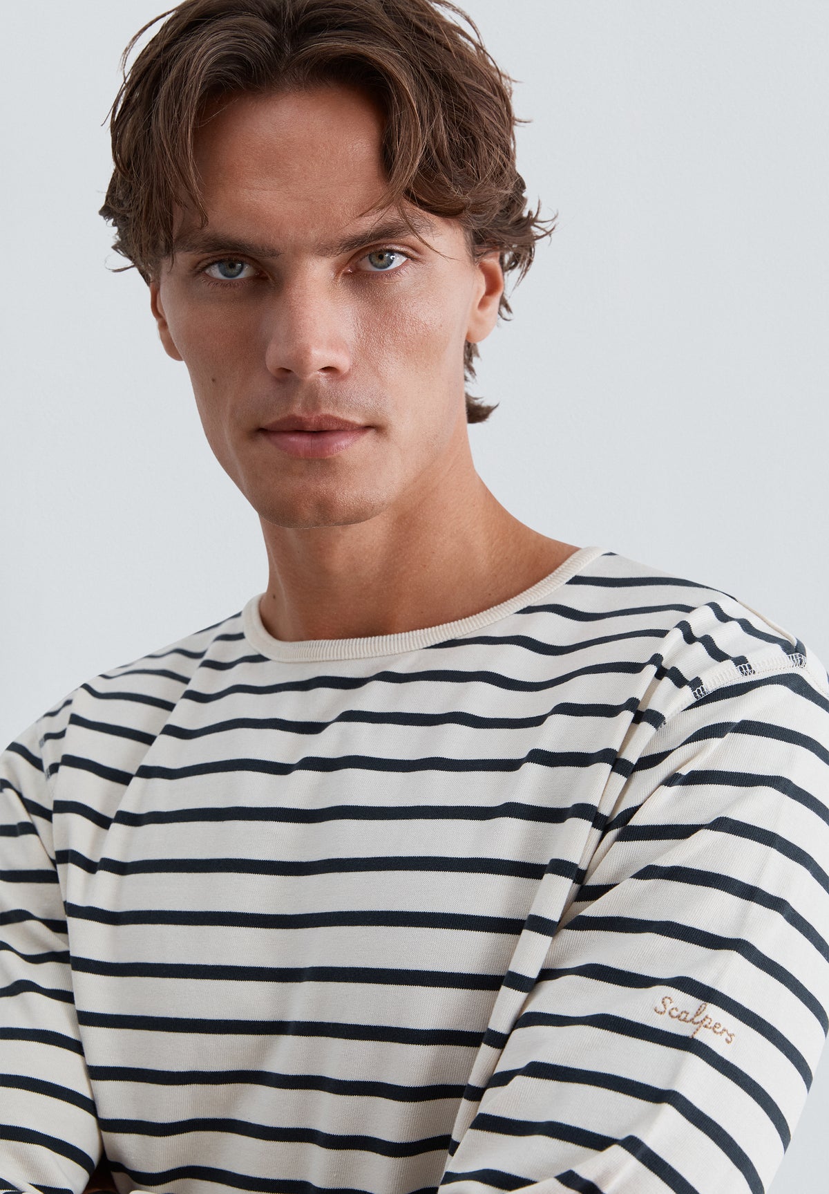 SCSTRIPES LS TEE